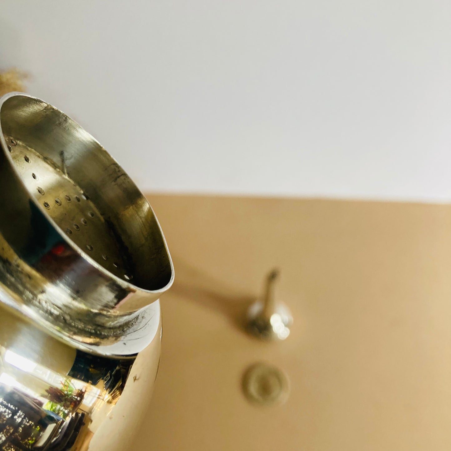Old Sheffield Plate Wine Funnel Strainer | Unique Wedding Gift