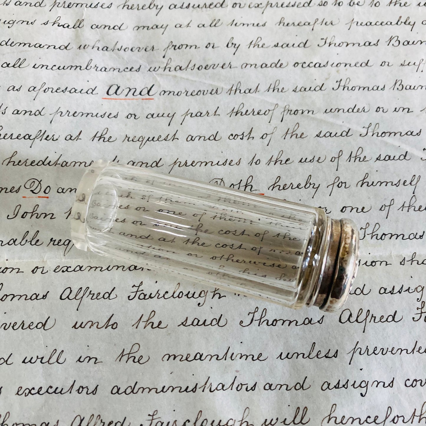 The Mixologist Tamara - Small Glass Container with Silver Lid