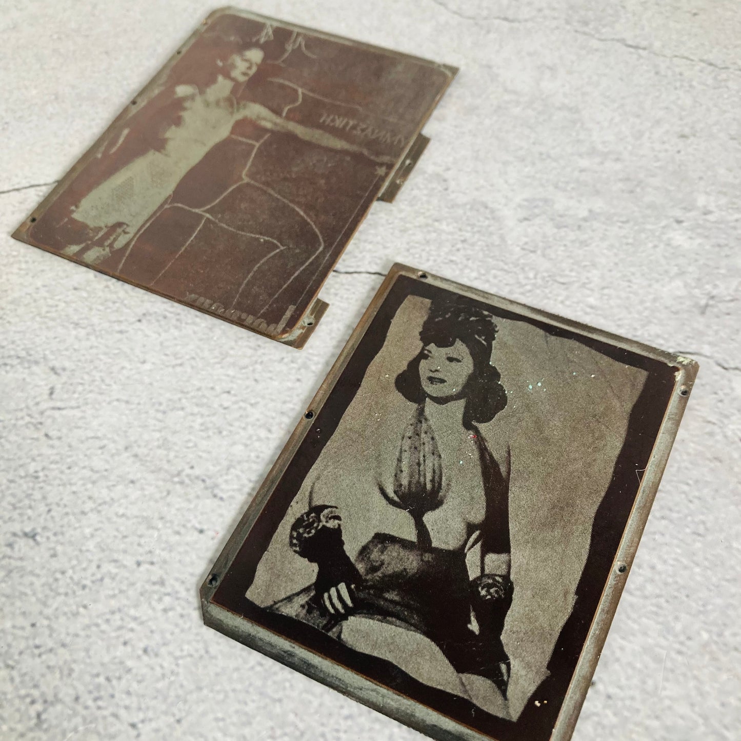 Vintage Erotica Copper Printing Plates | The Urban Vintage Affair