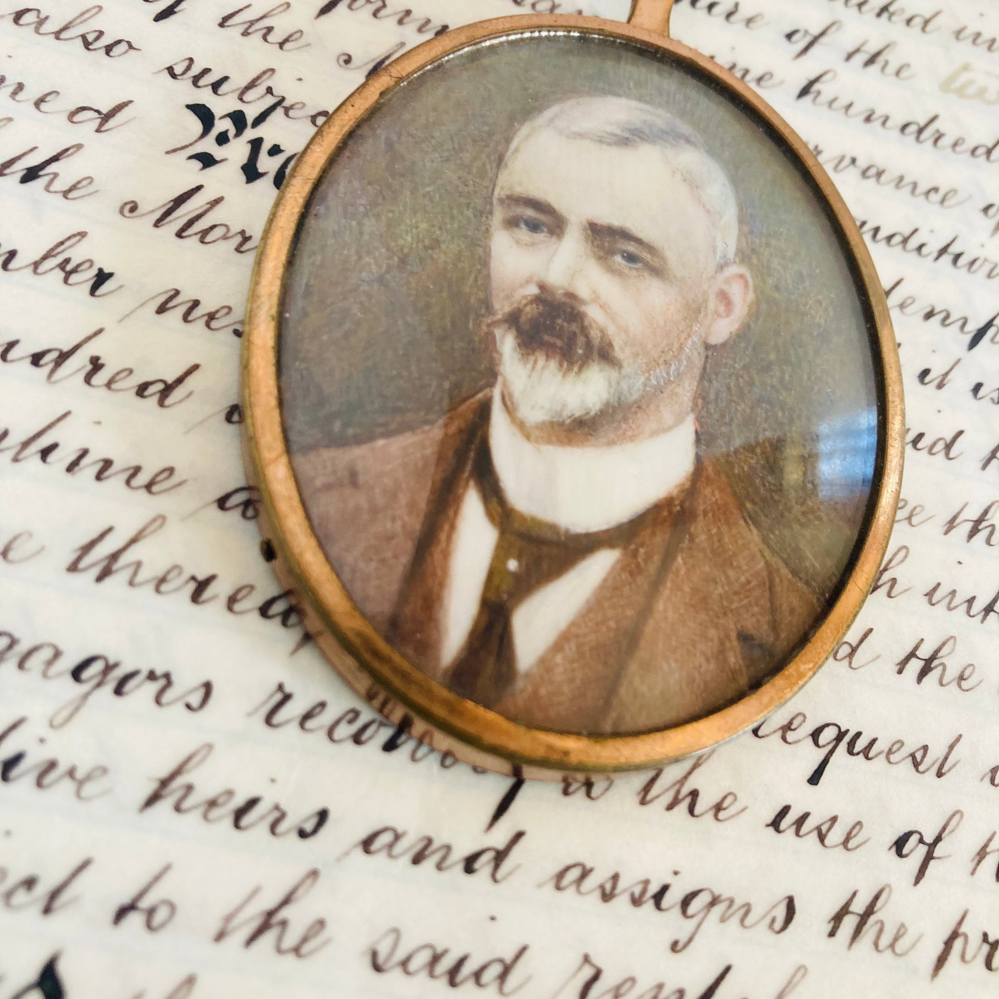 Antique Miniature Frames Portraits