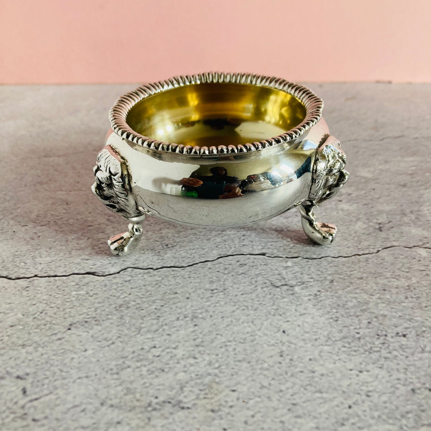 Master Brian - Large Antique Silver Saltcellar