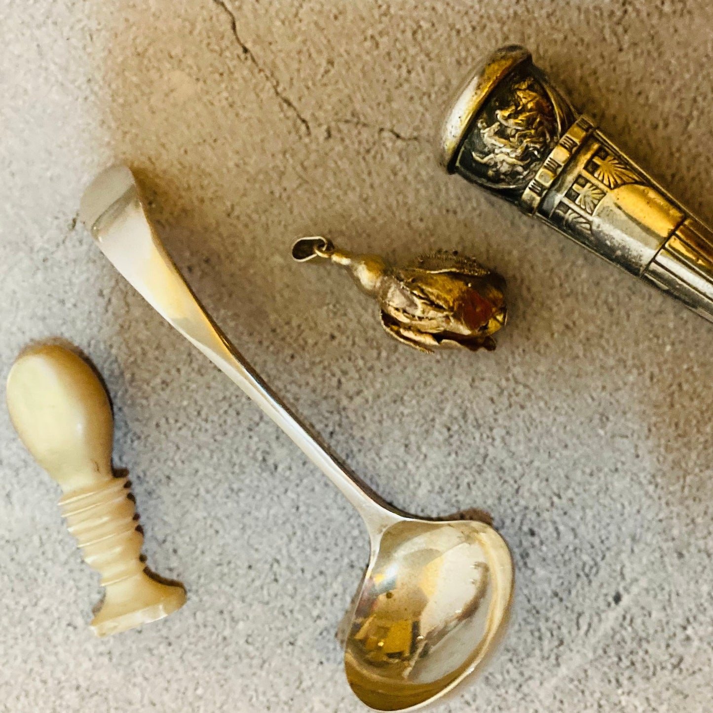 Vintage Sterling Silver Luxury Sauce and Gravy Ladle
