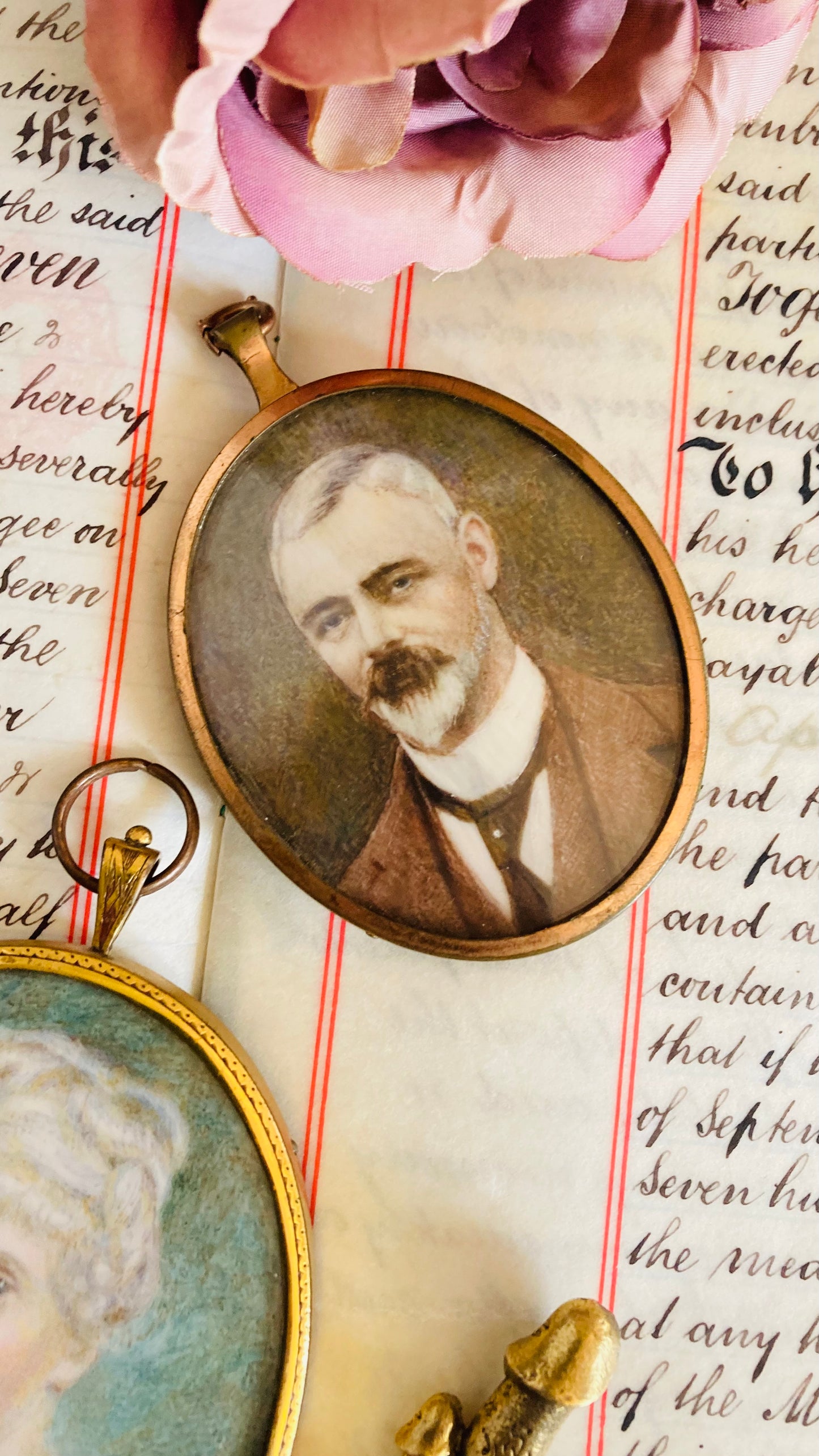 Antique Miniature Frames Portraits