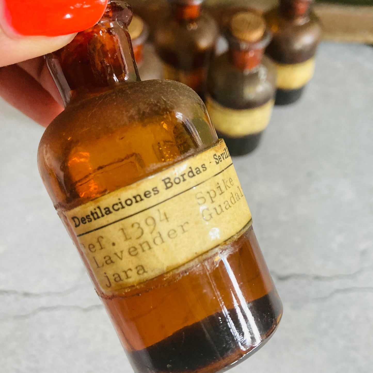 Vintage Apothecary Medicine Essential Oil Bottle | Display Props
