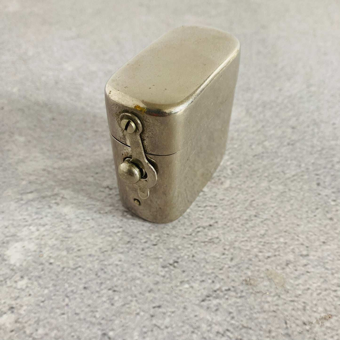 Antique Boer War Steel Travelling Inkwell