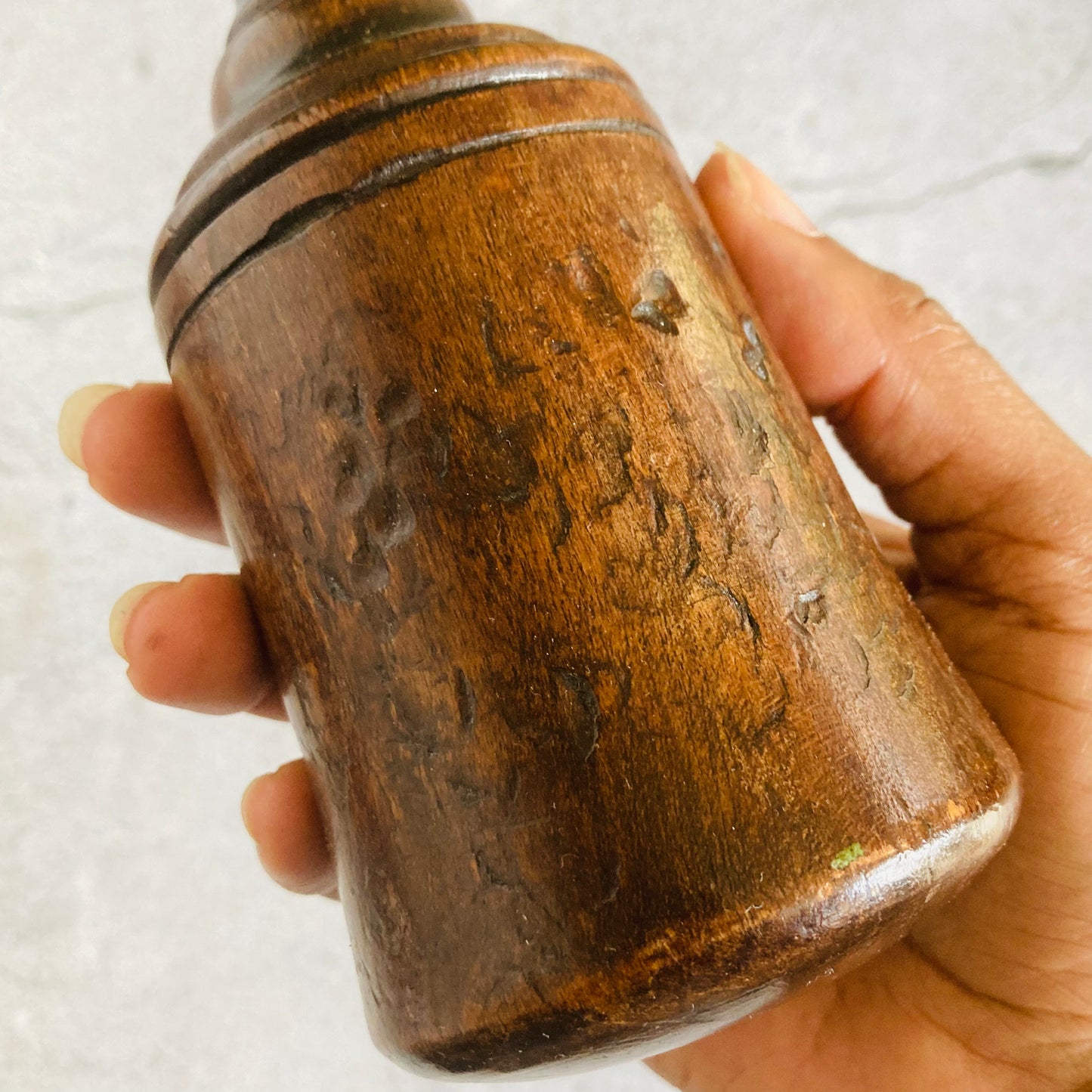 Georgian Treen Wooden Potato Masher | Country Farmhouse Kitchen Decor