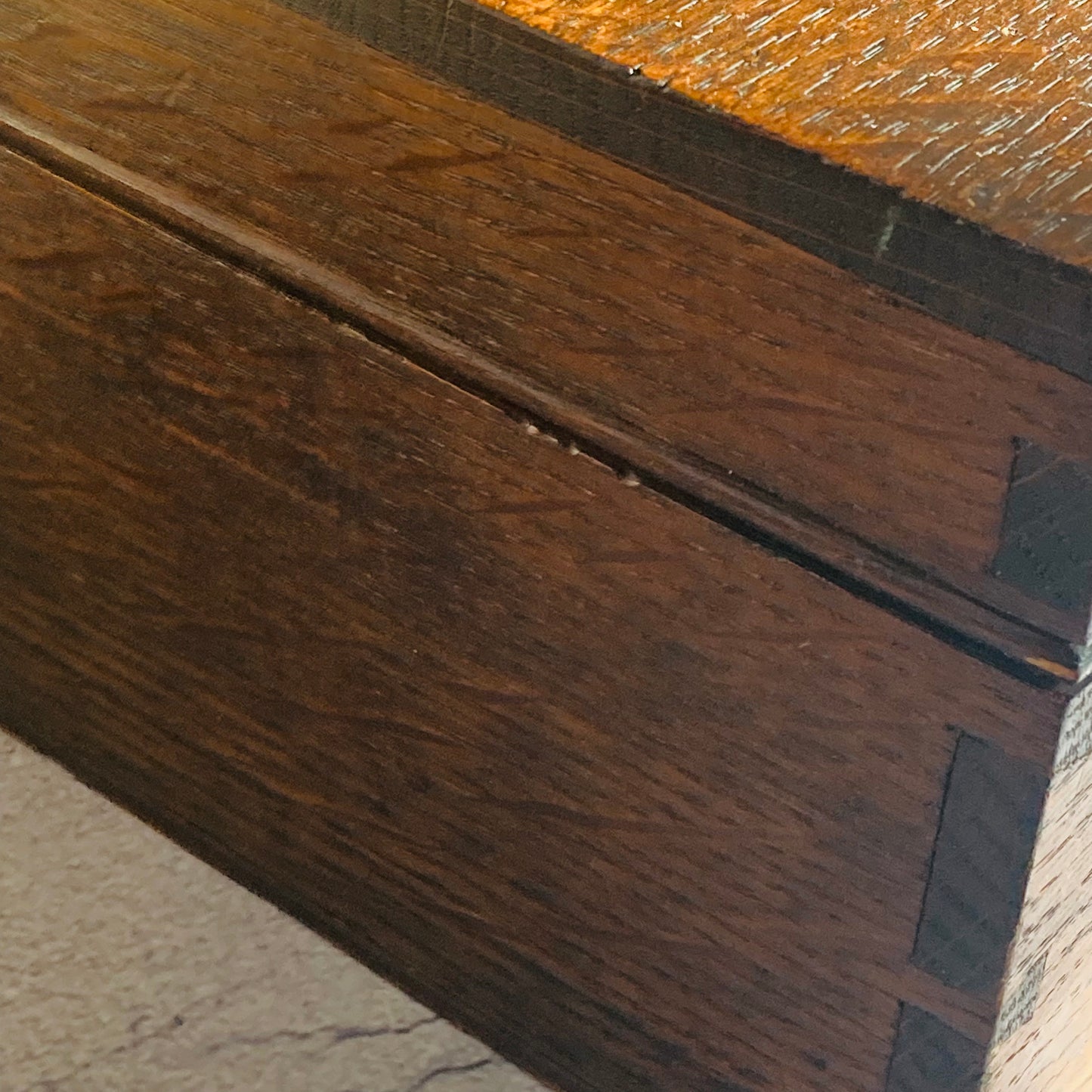 Antique Wooden Storage Box