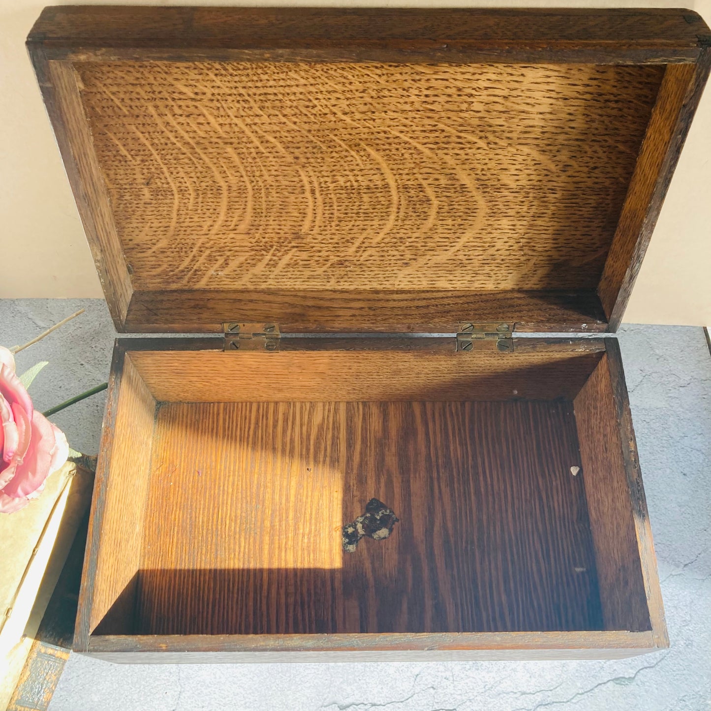 Antique Wooden Storage Box
