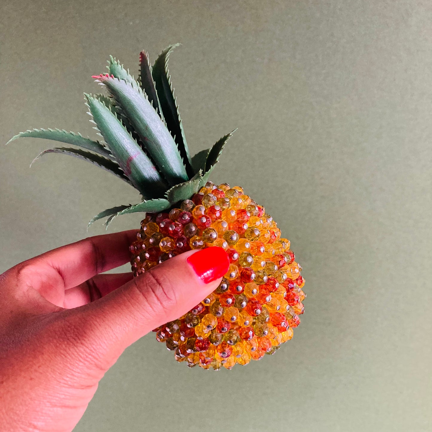 Vintage Beaded Decorative Fruit For Decor Styling