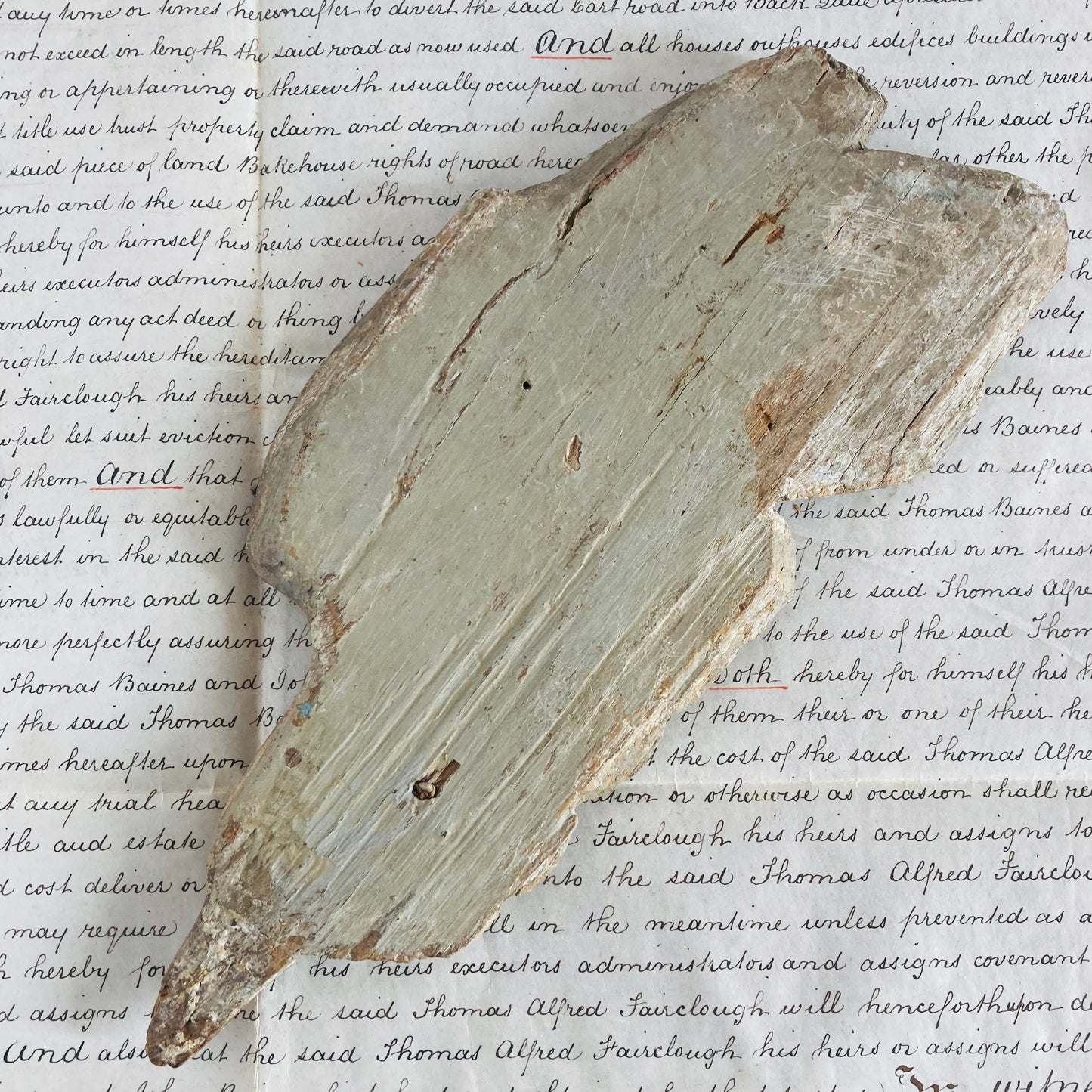 Antique Angel Wing Decorative Salvage Wooden Fragment For Decor Styling