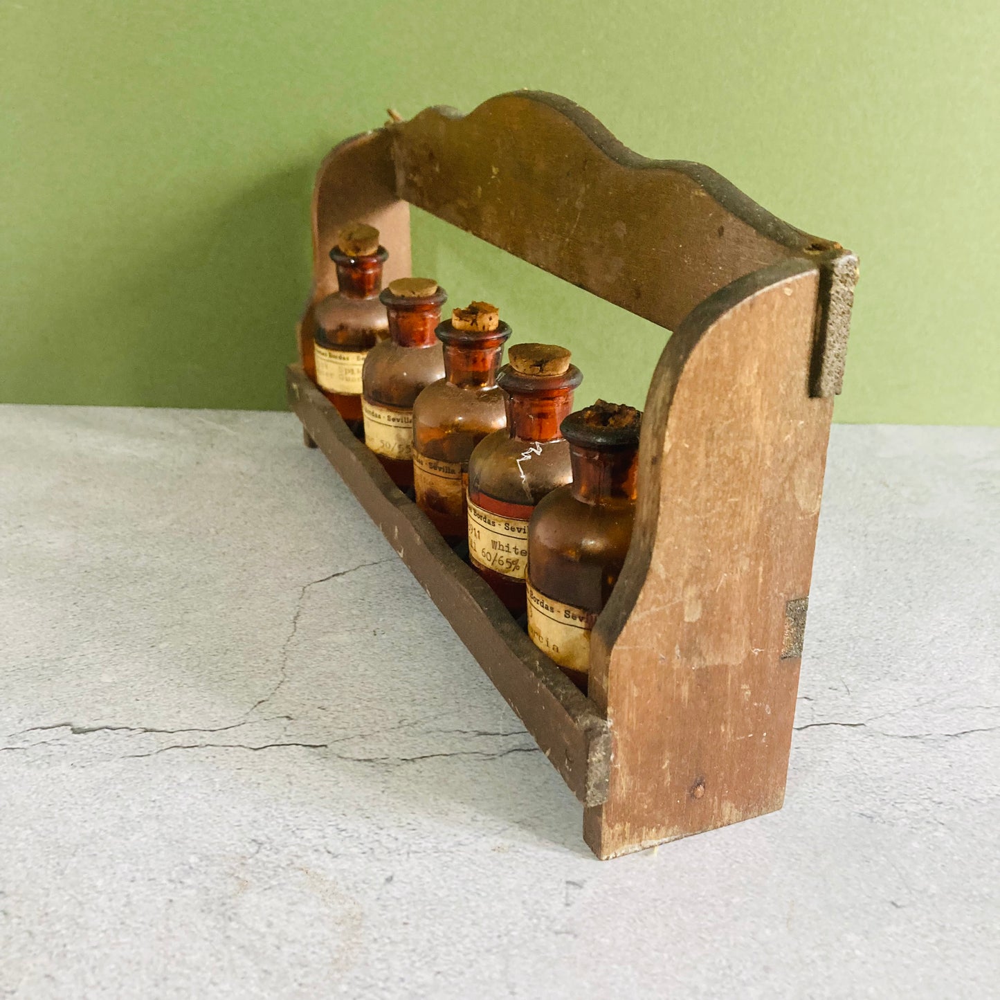Vintage Apothecary Medicine Essential Oil Bottle | Display Props