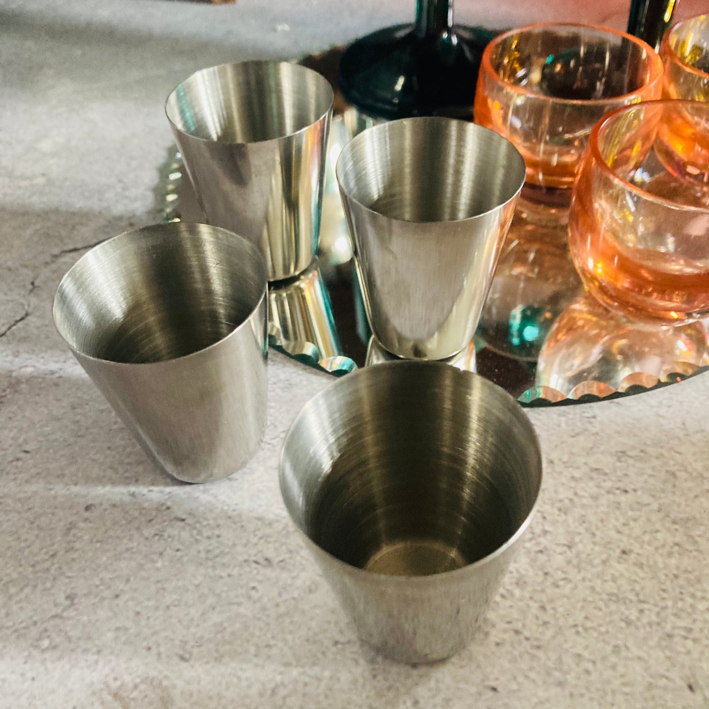 Small Vintage Liquor / Shot Cups
