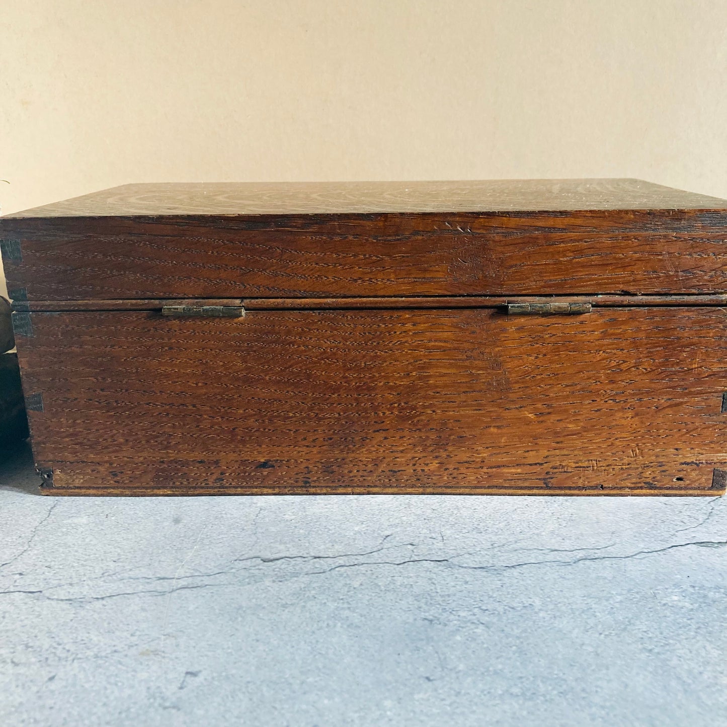 Antique Wooden Storage Box