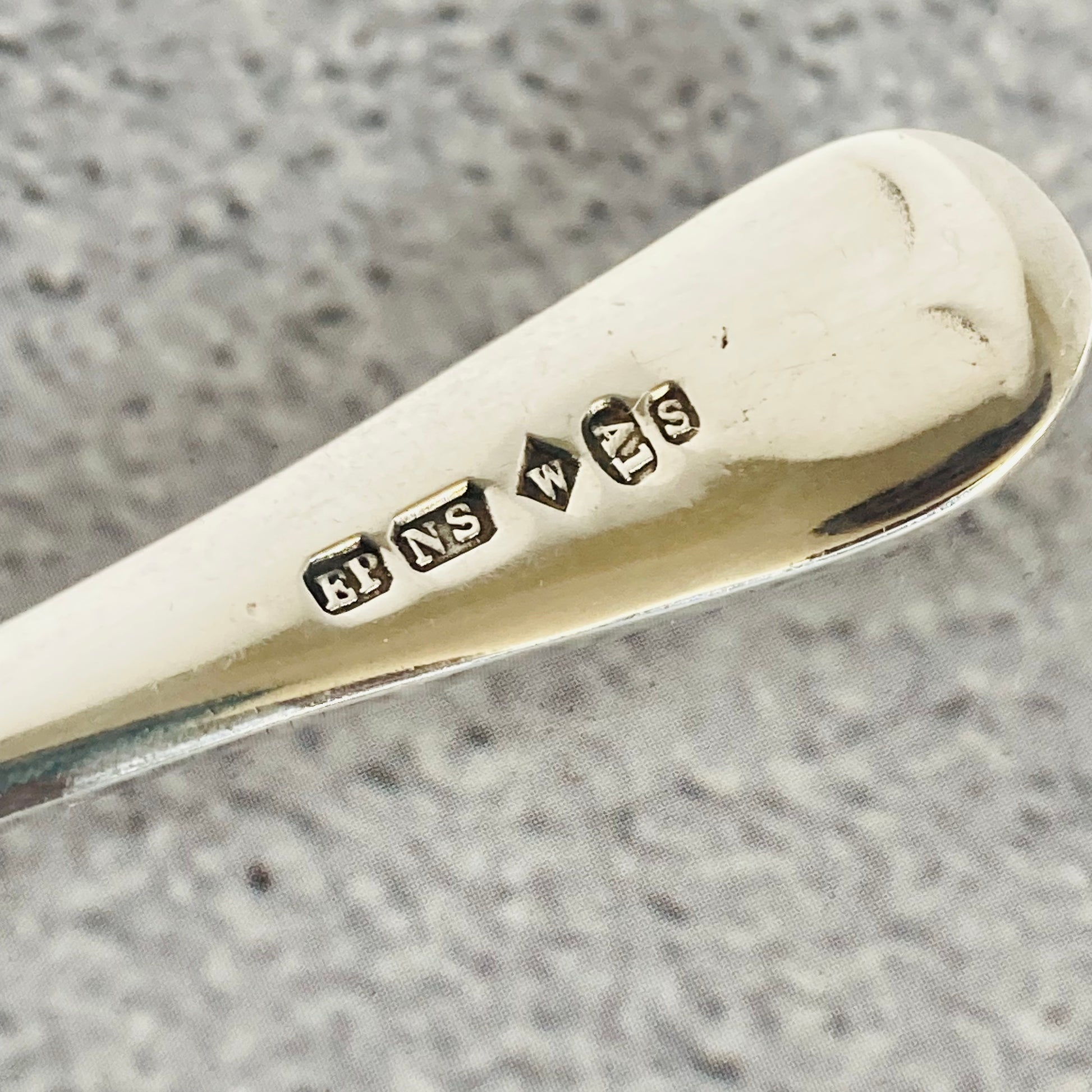 Antique Silver Plated Egg Spoon