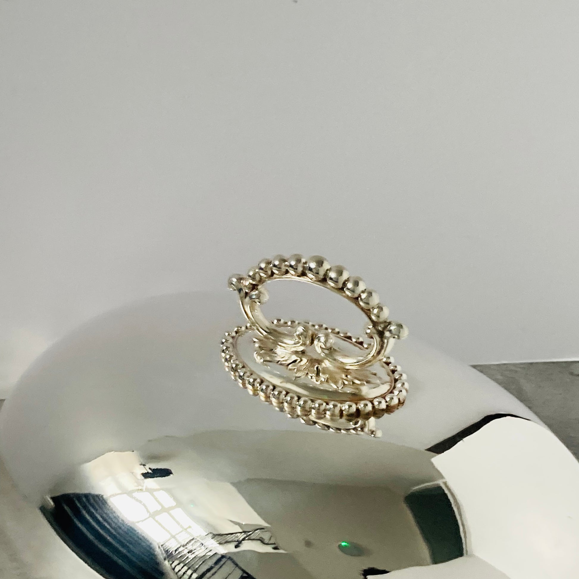 Antique Silver Cloche Victorian Food Cover | Food Dome
