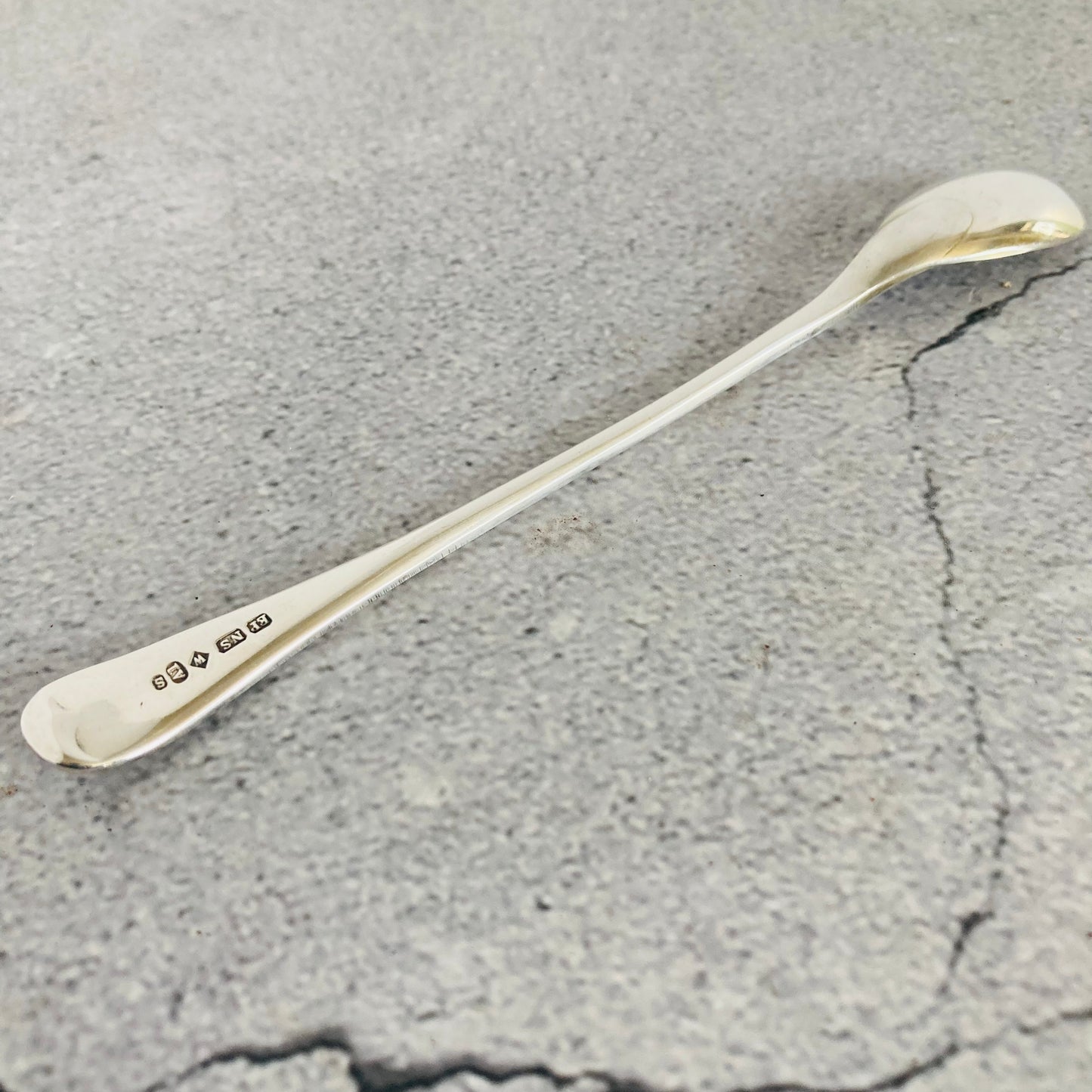 Antique Silver Plated Egg Spoon