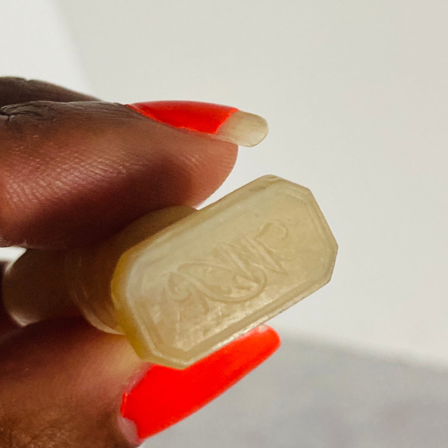 Antique Mother Of Pearl Wax Seal Stamp