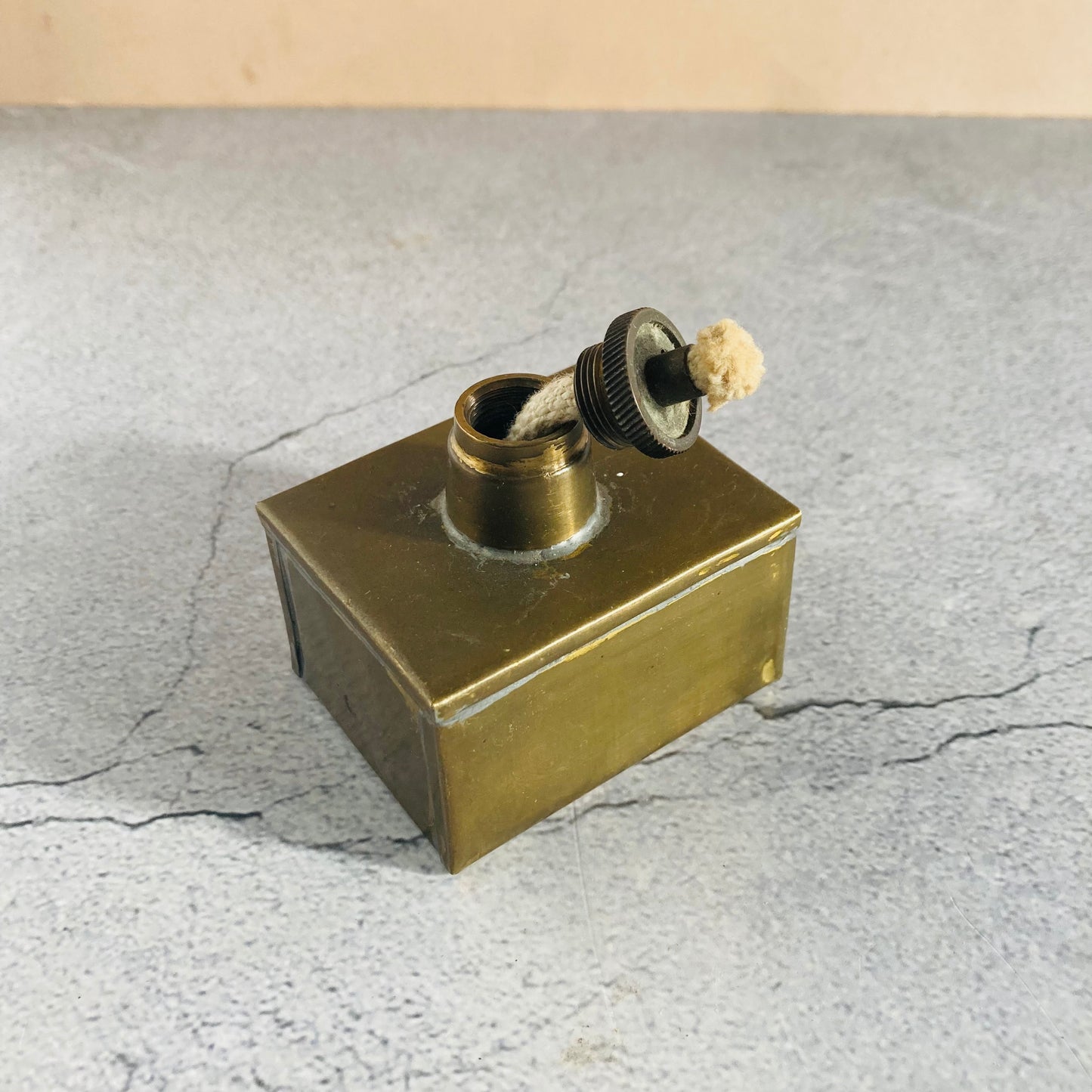 Antique Brass Spirt Burner Lighter