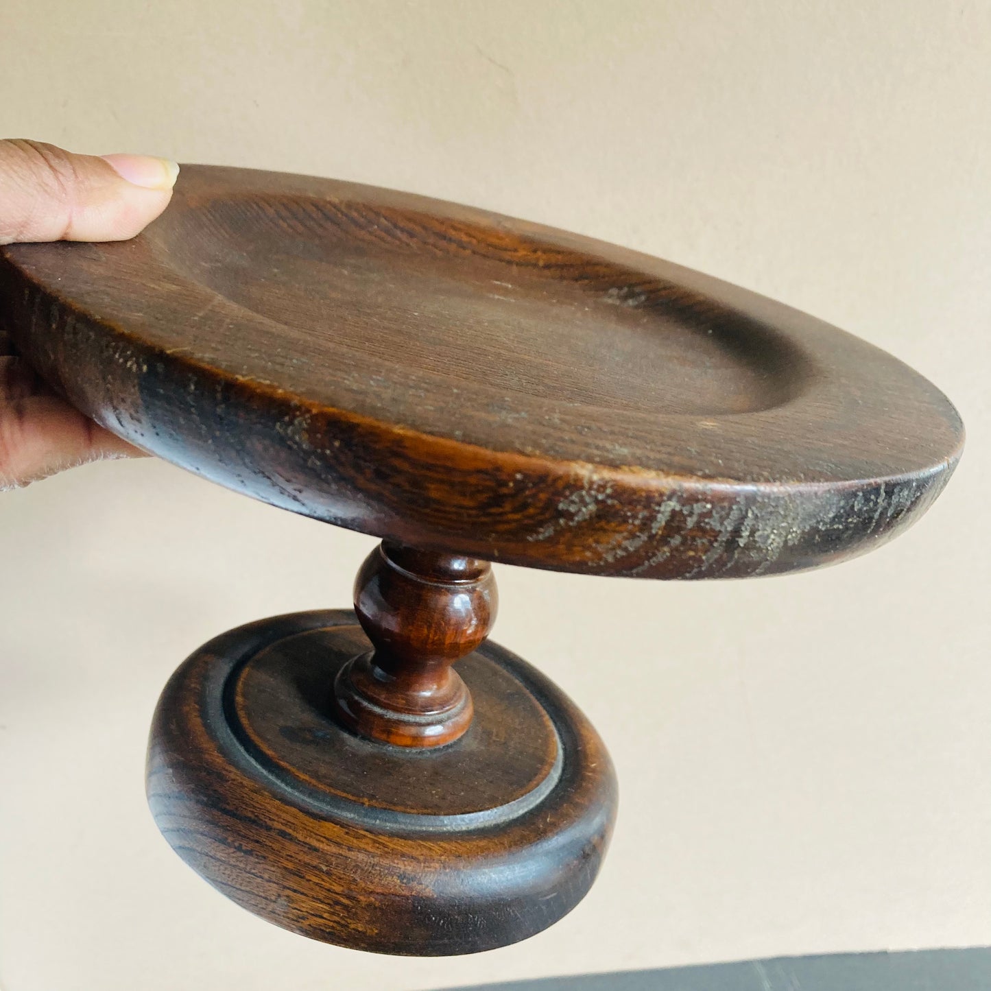 Treen Tazza Plinth Display Stand