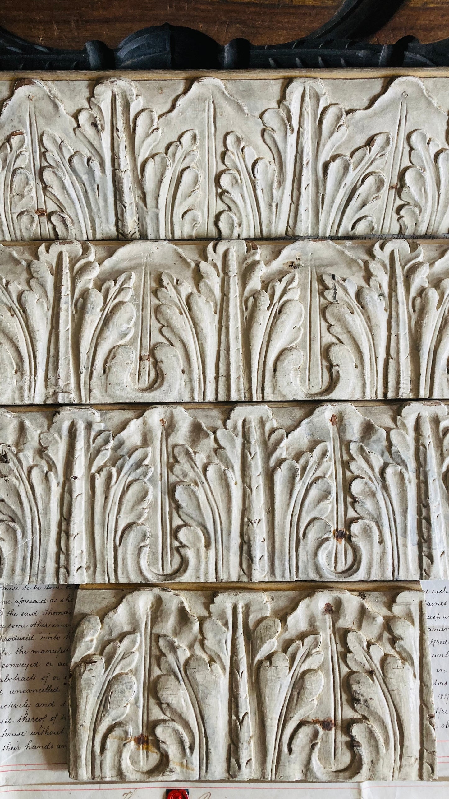 French Antique Wooden Panels For Decor Styling