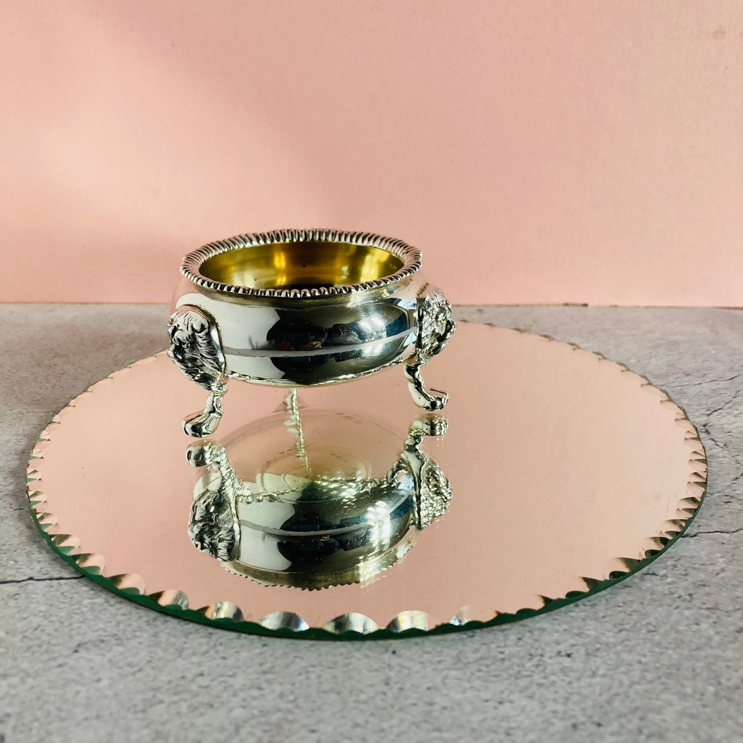 Master Brian - Large Antique Silver Saltcellar