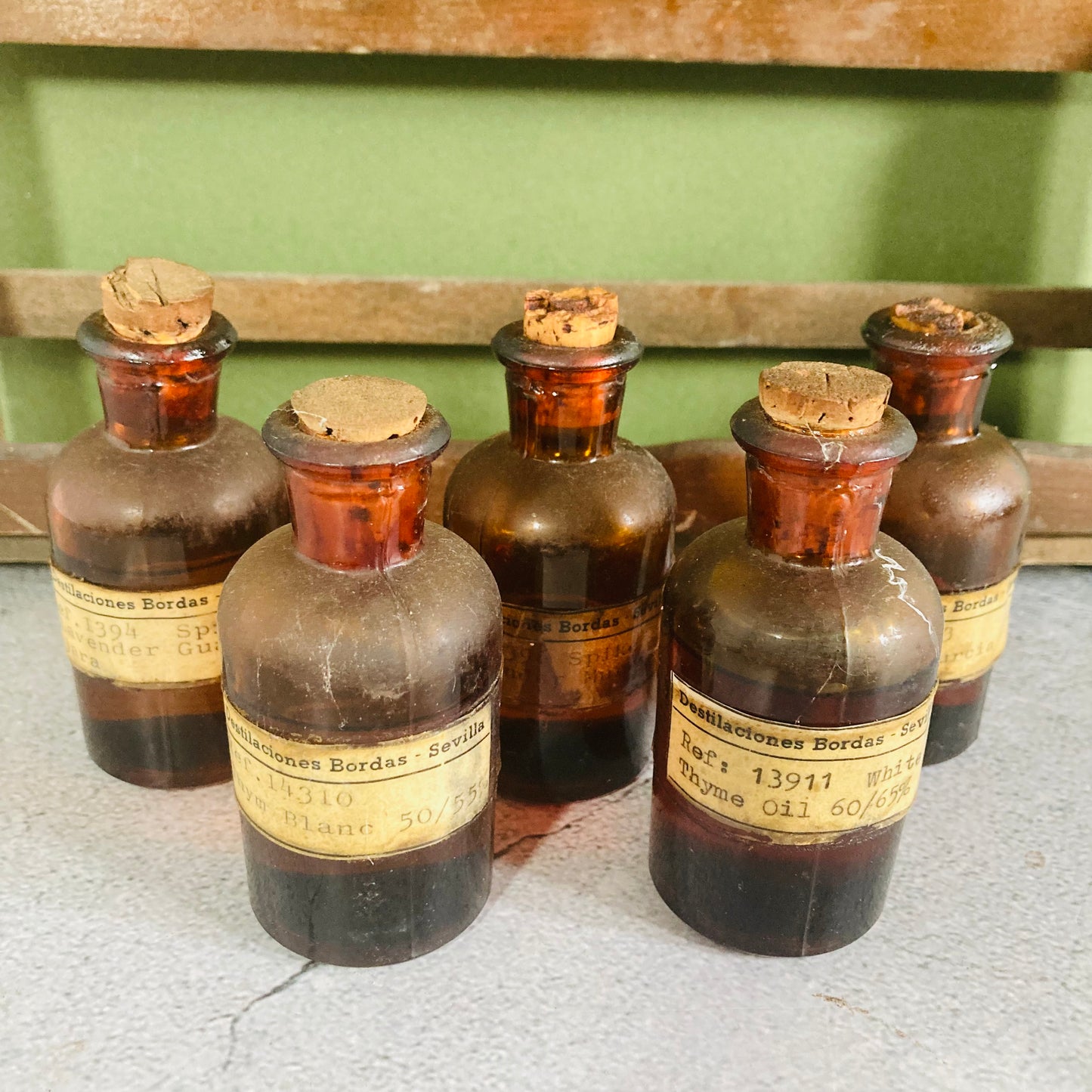 Vintage Apothecary Medicine Essential Oil Bottle | Display Props