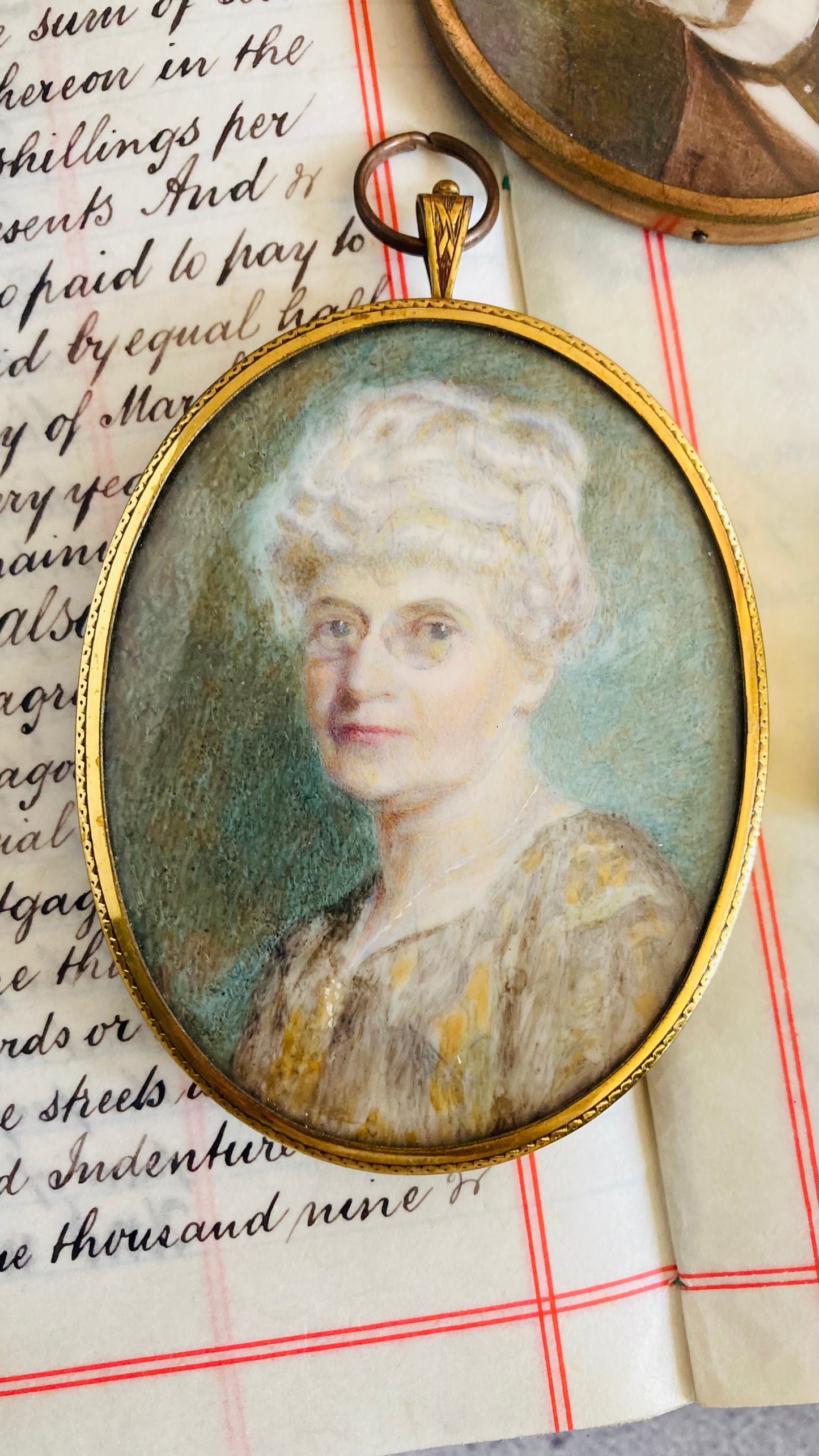 Antique Miniature Frames Portraits
