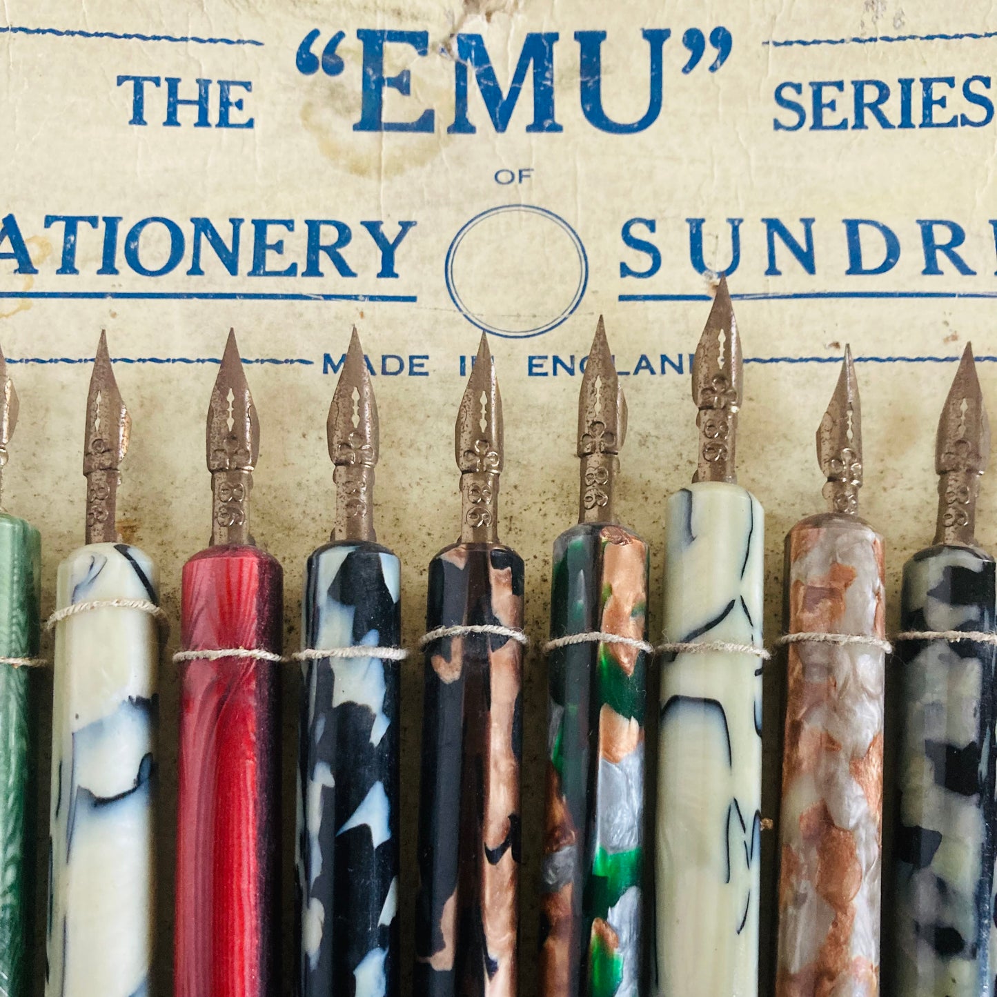 Vintage Dip Fountain Pen Display Card