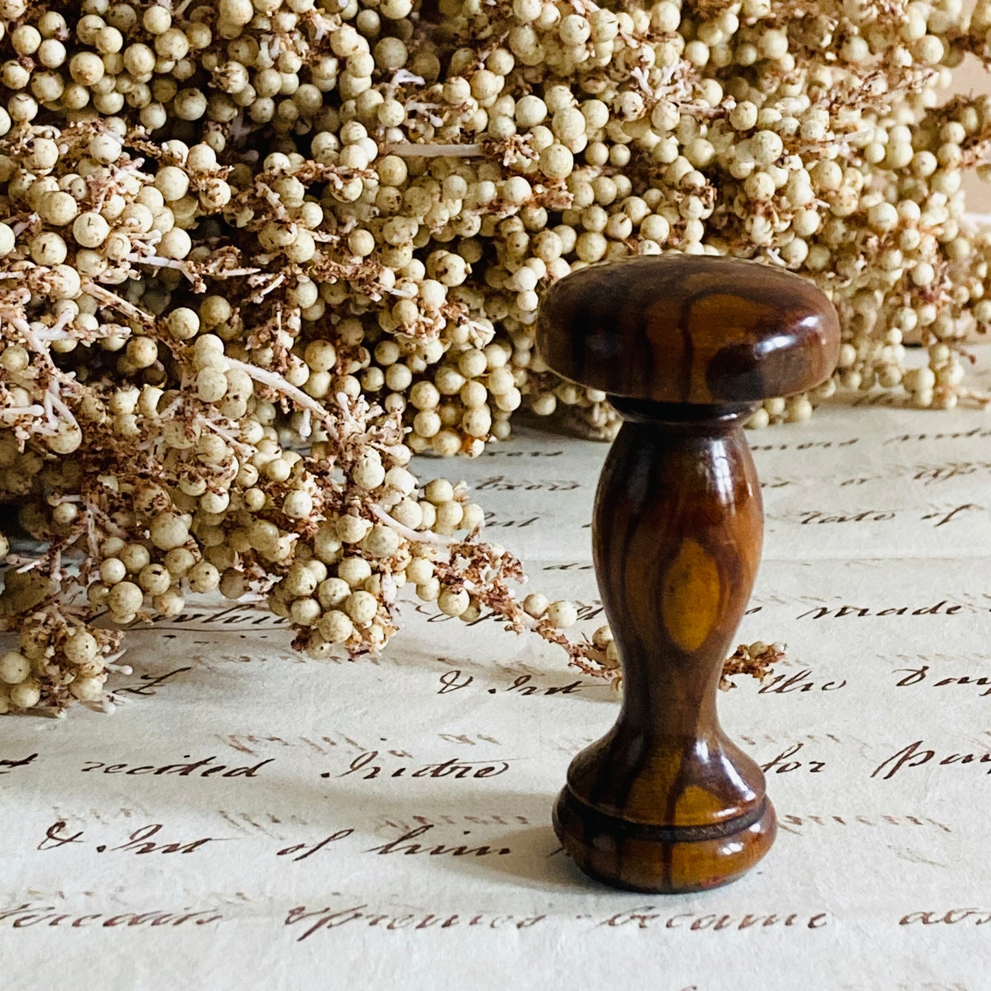 Vintage Russian Seal Stamp Curio Piece