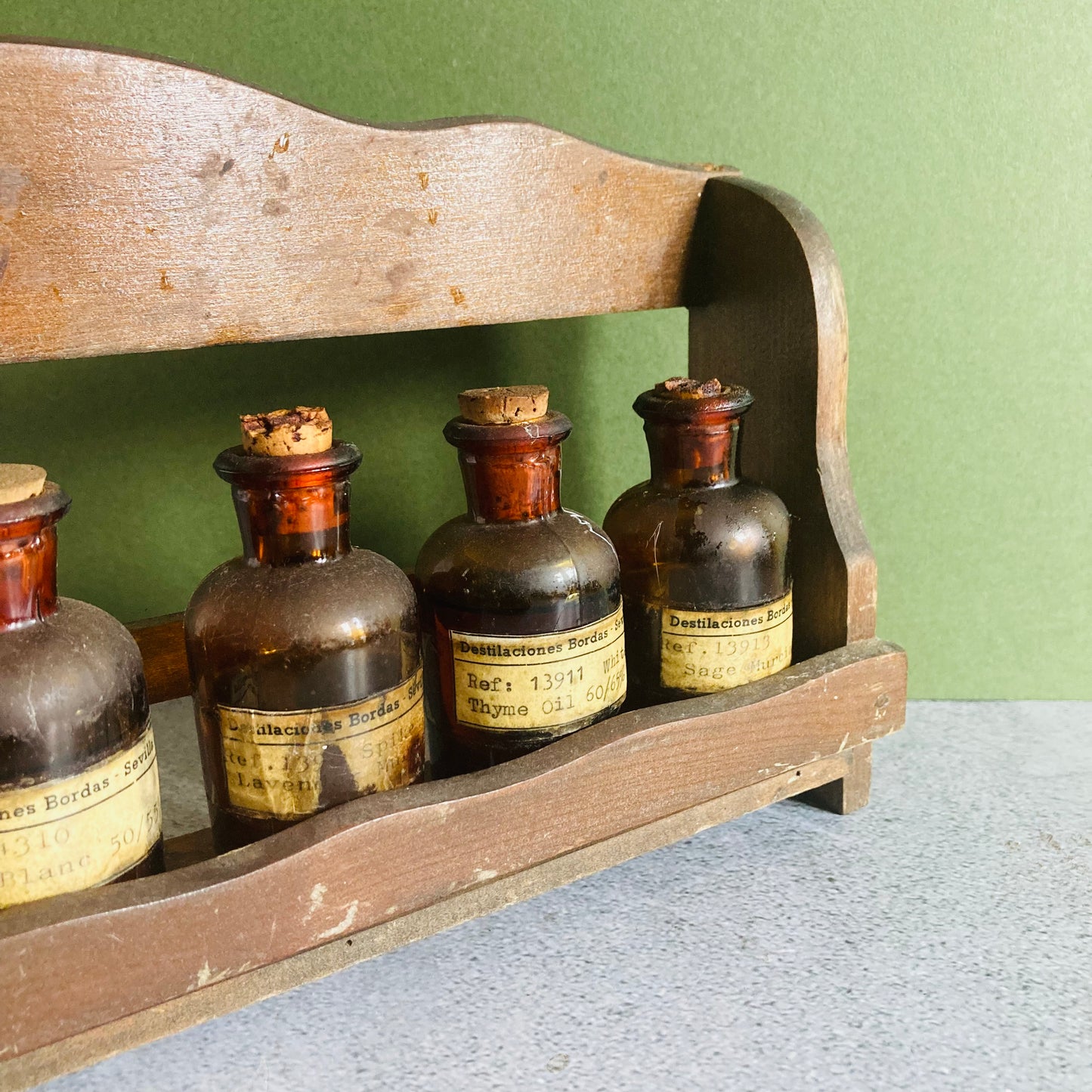 Vintage Apothecary Medicine Essential Oil Bottle | Display Props