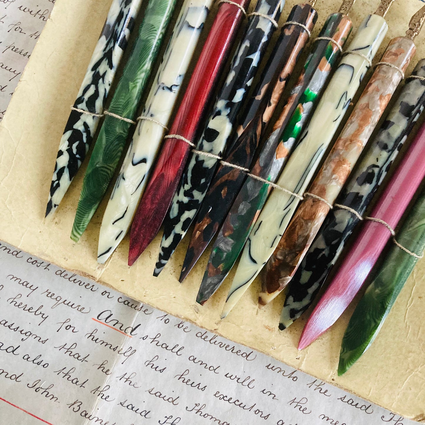 Vintage Dip Fountain Pen Display Card