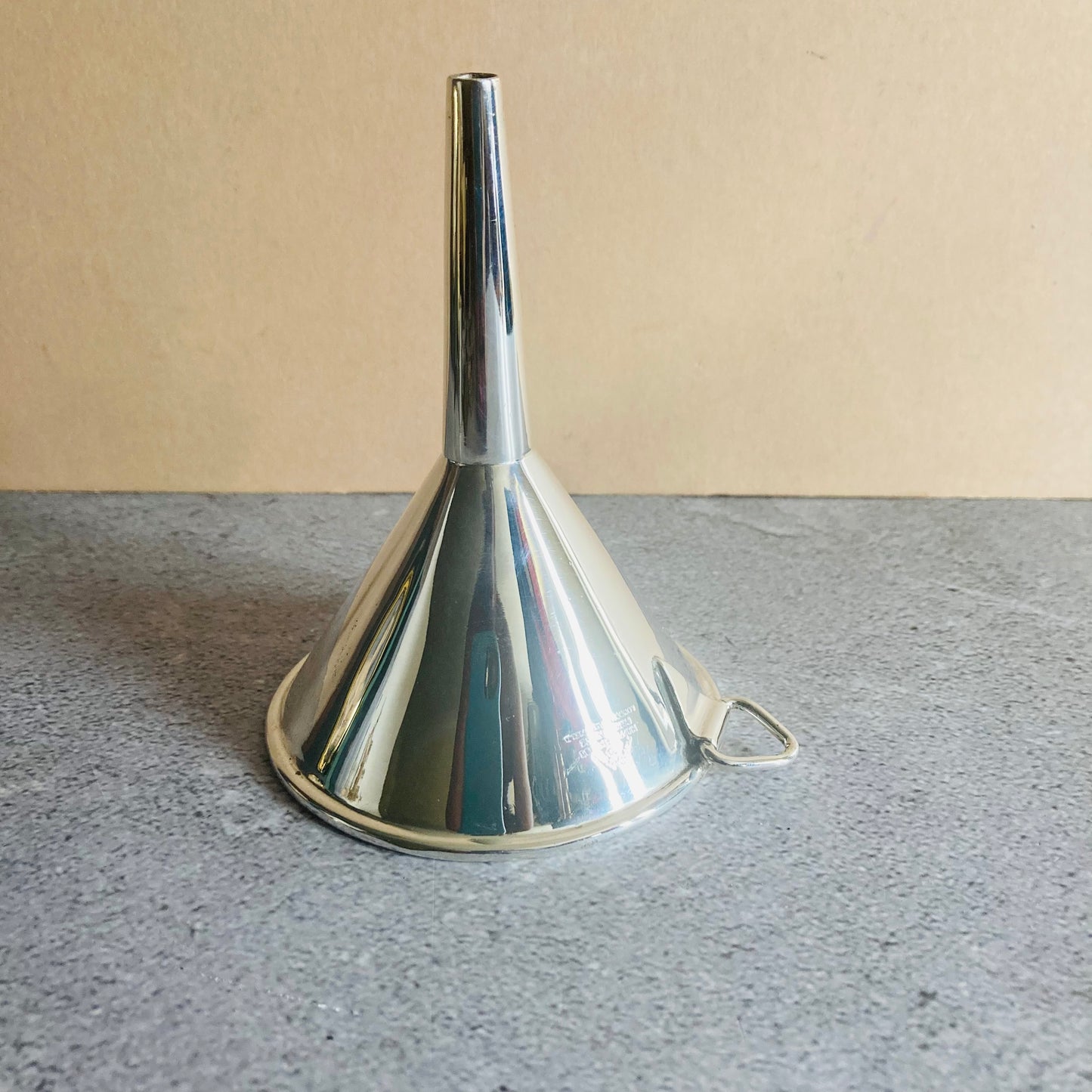 Art Deco Silver Plate Wine & Port Funnel Strainer Mappin & Webb