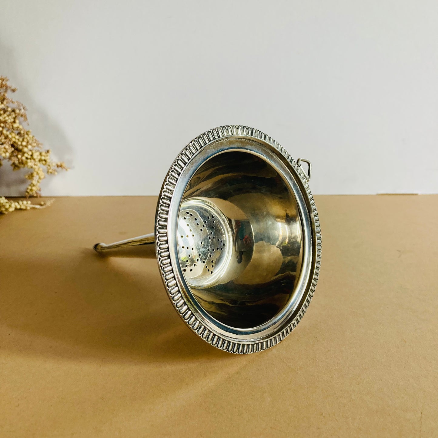 Old Sheffield Plate Wine Funnel Strainer | Unique Wedding Gift