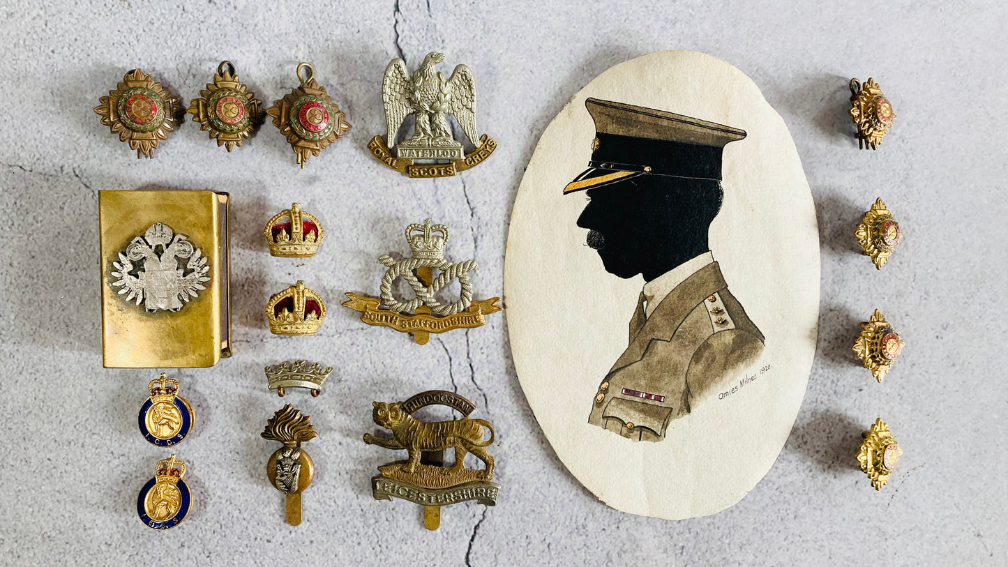 Vintage Military Badge For Royal Irish Fusiliers