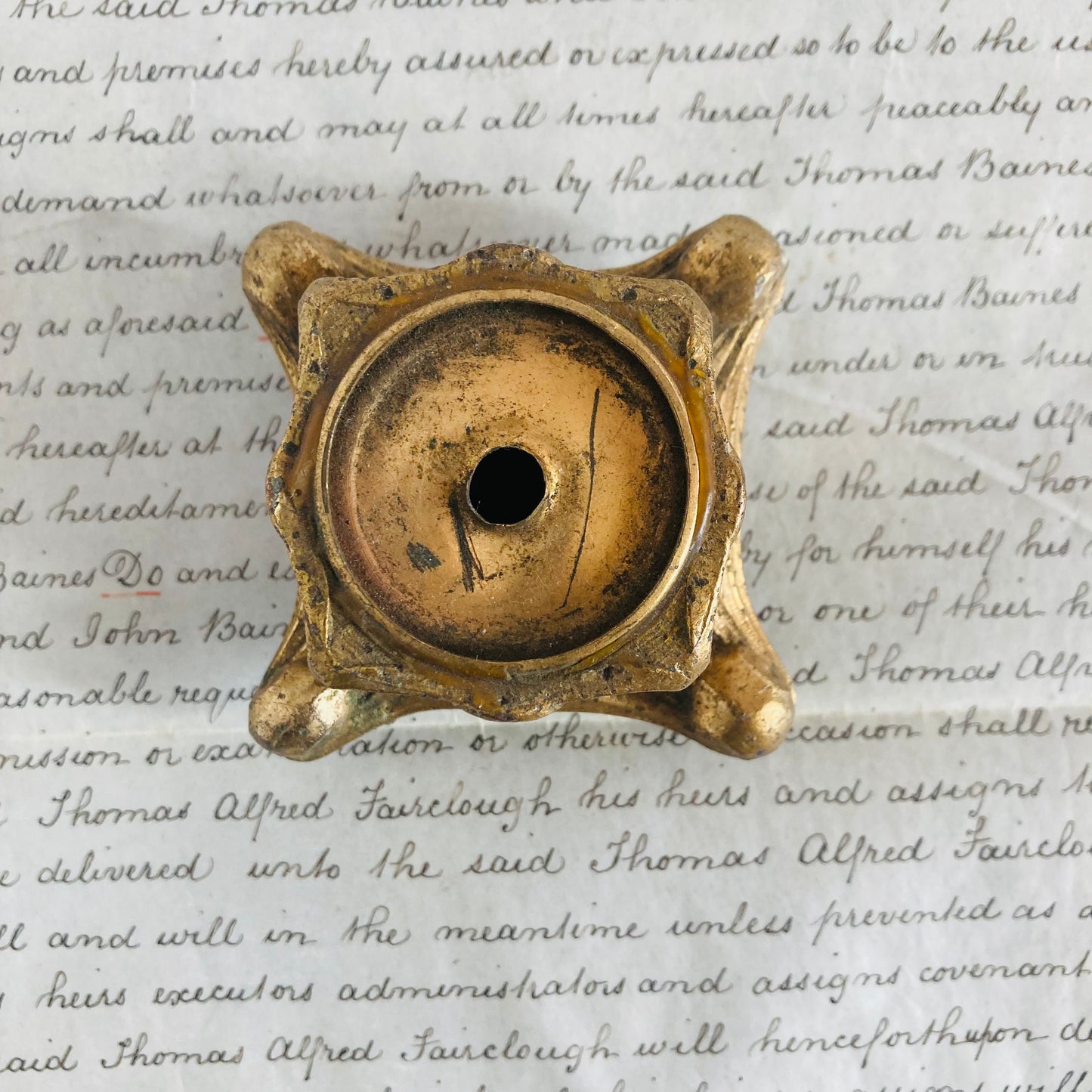 Antique Brass Decorative Corinthian