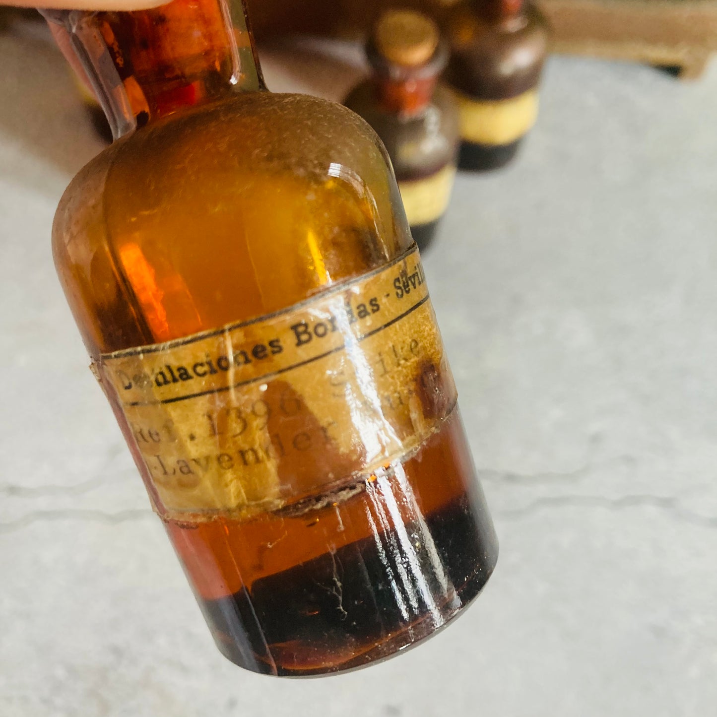 Vintage Apothecary Medicine Essential Oil Bottle | Display Props