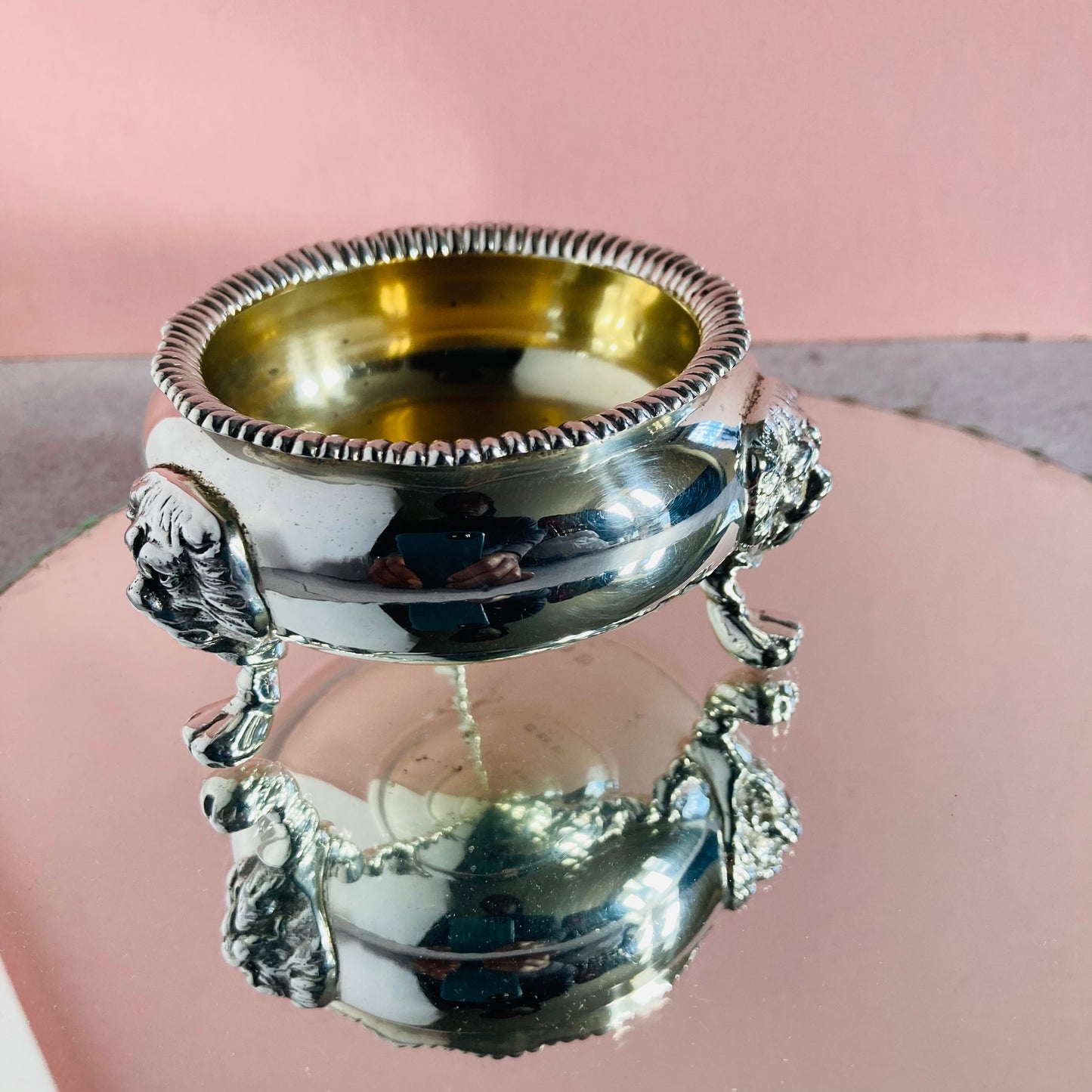 Master Brian - Large Antique Silver Saltcellar