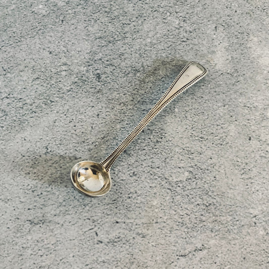 Antique Victorian Silver Mustard Spoon | Chawner & Co 1876