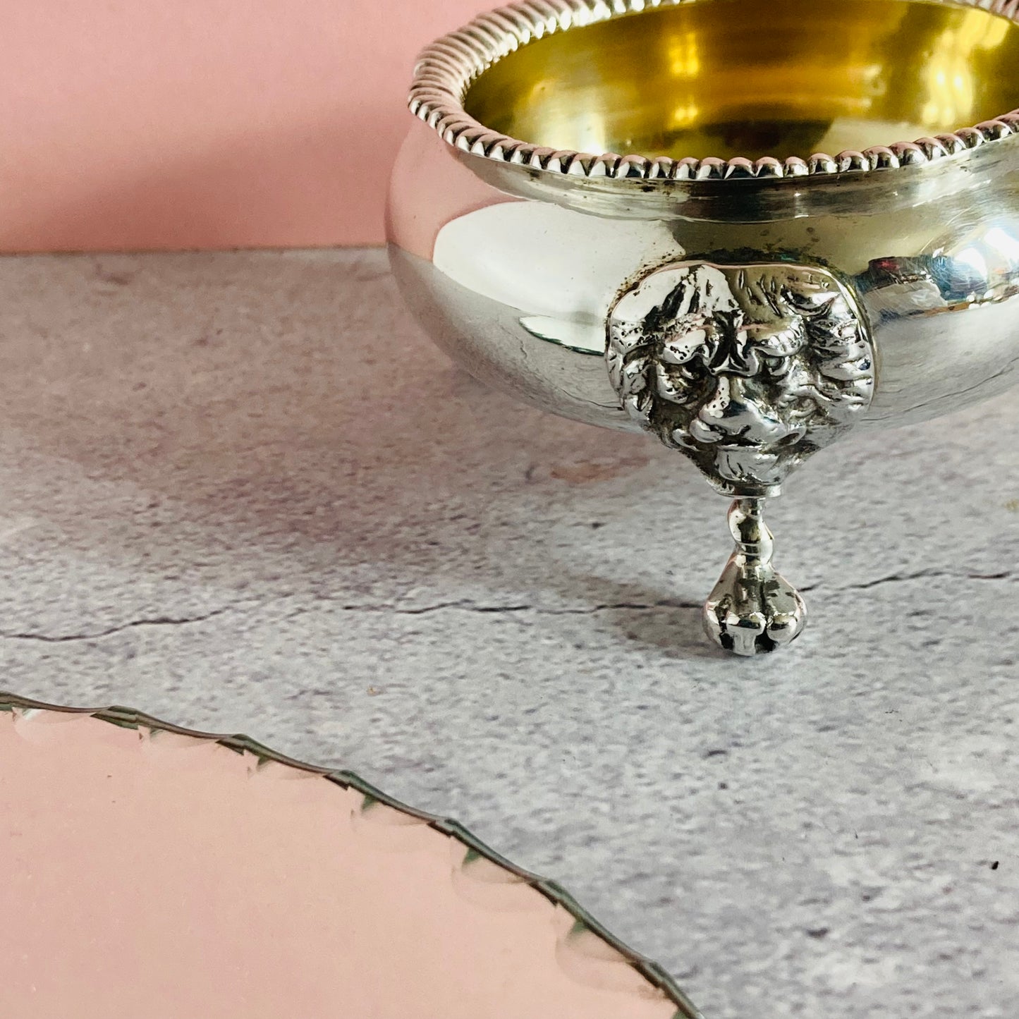 Master Brian - Large Antique Silver Saltcellar