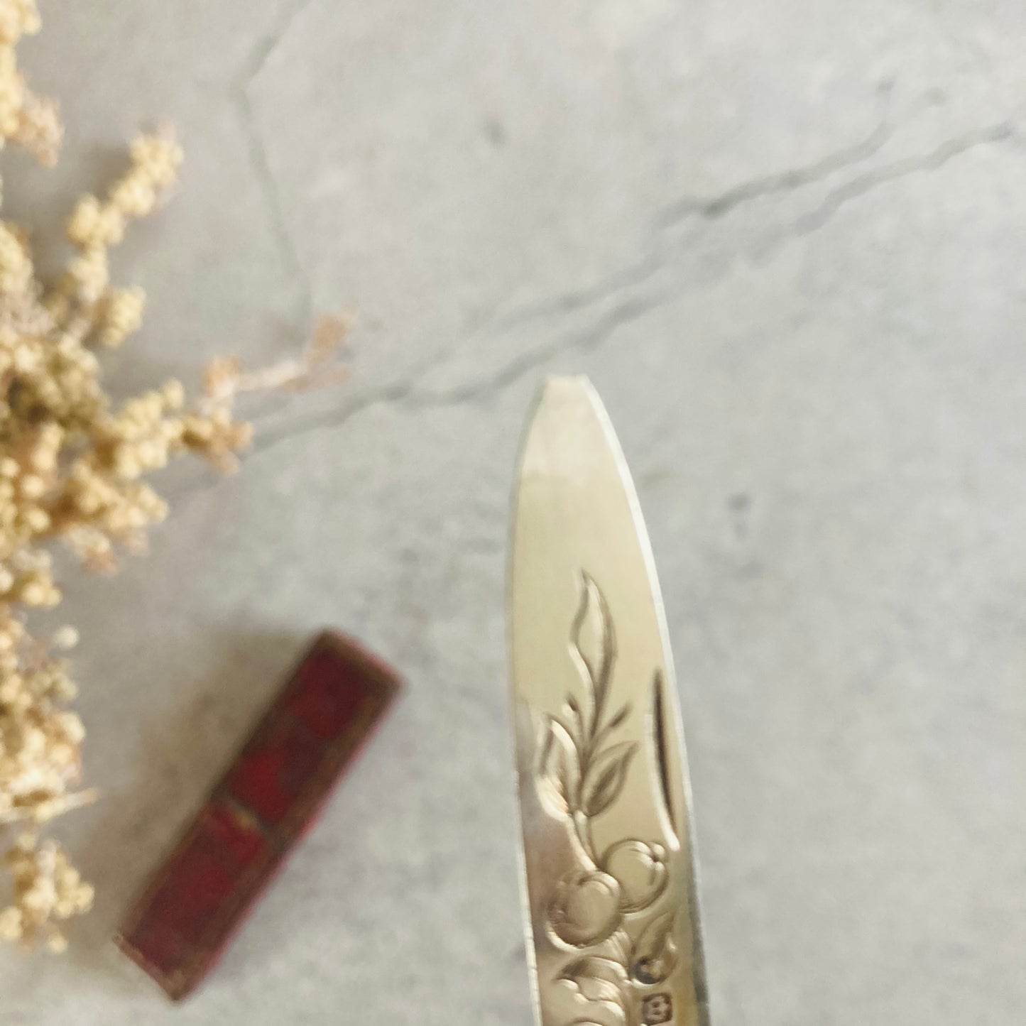 Antique Silver and Mother Of Pearl Fruit Knife In A Case