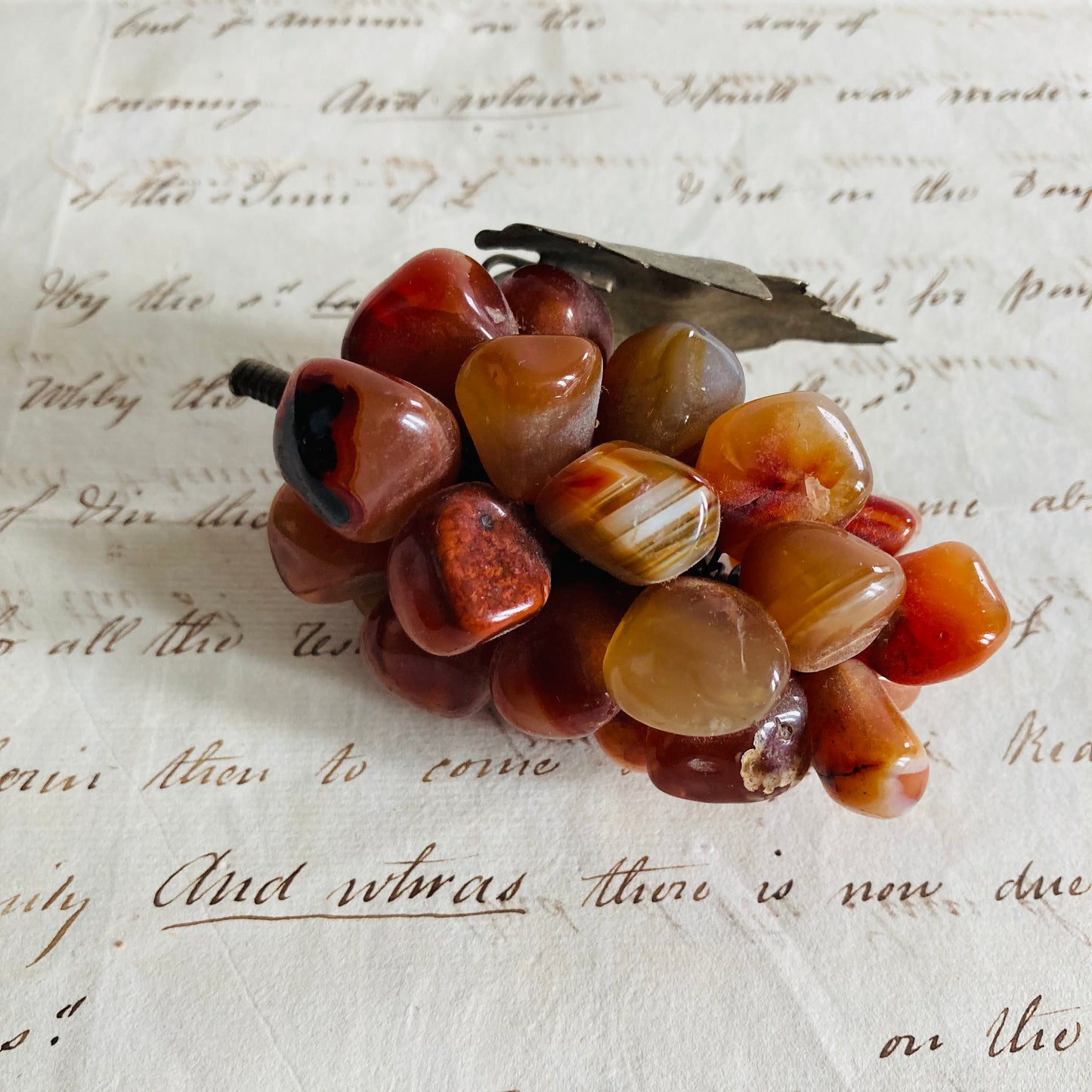 The Director Von - Vintage Decorative Gemstone Cluster of Grapes