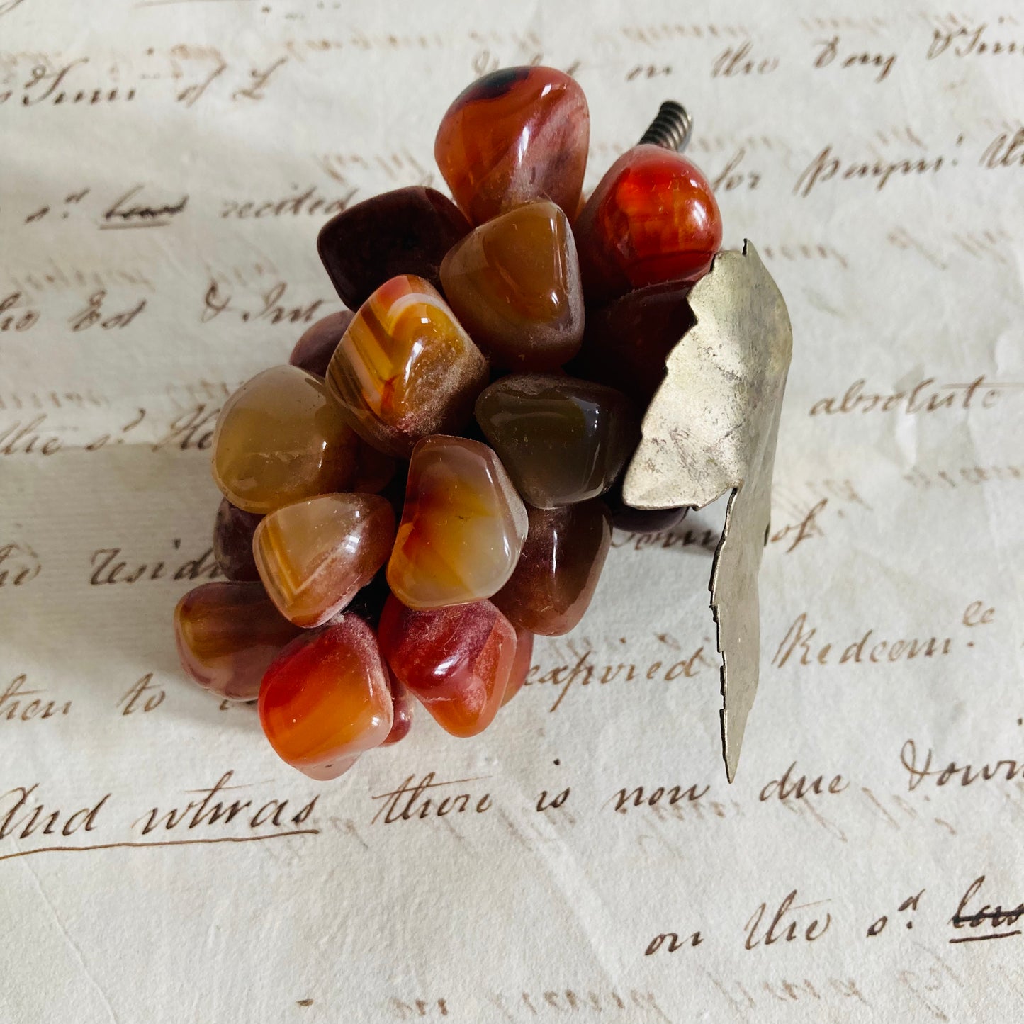The Director Von - Vintage Decorative Gemstone Cluster of Grapes