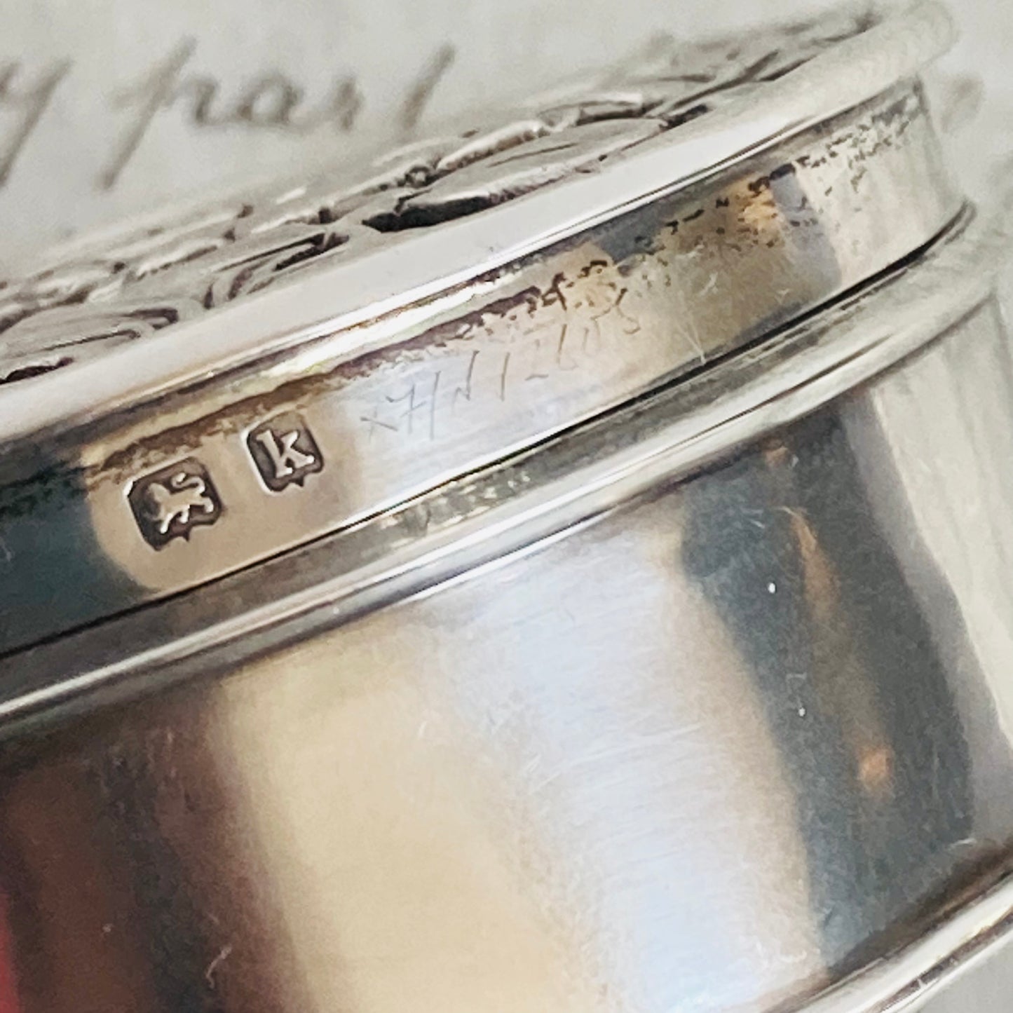 Antique Silver Pierced Lidded Potpourri Box