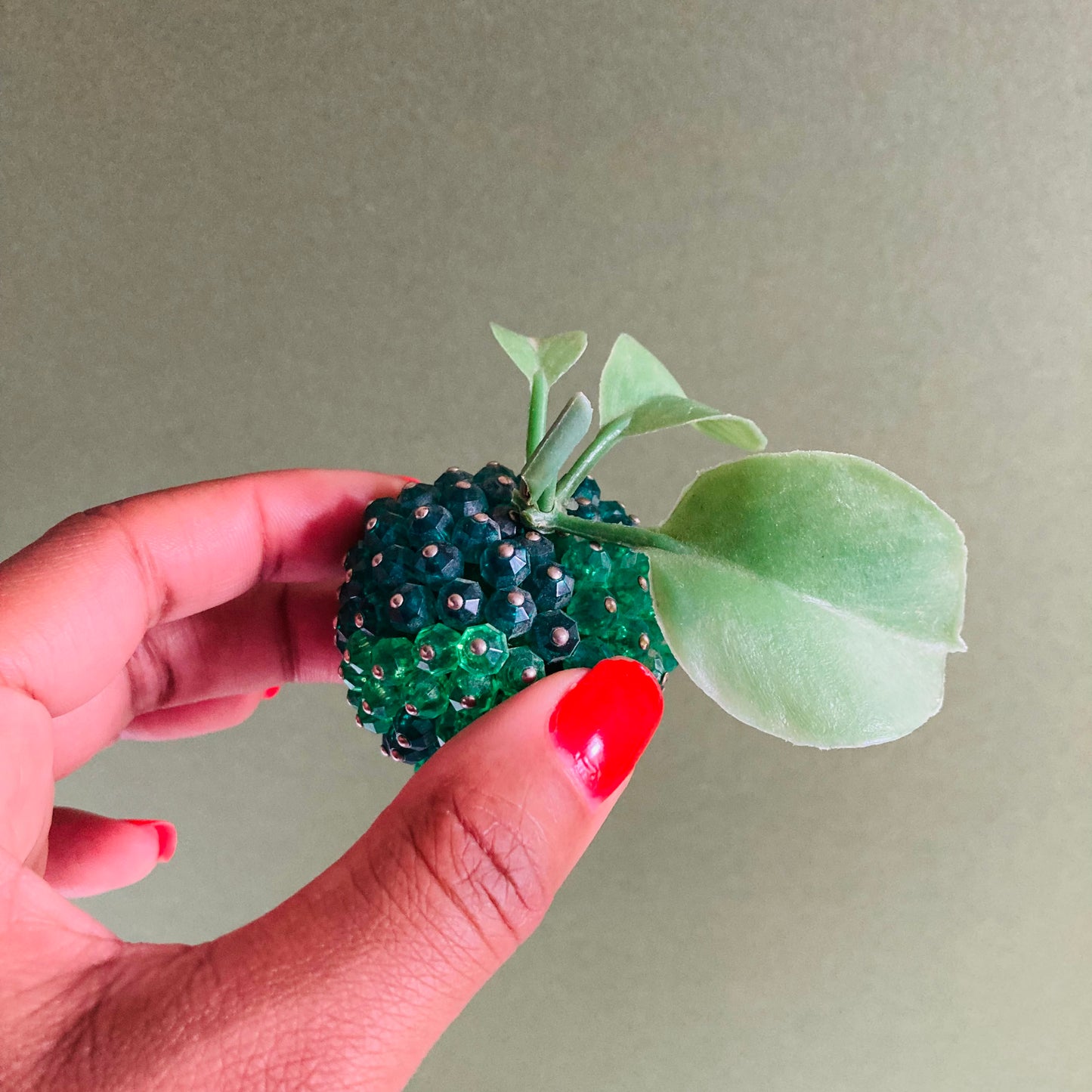 Vintage Beaded Decorative Fruit For Decor Styling