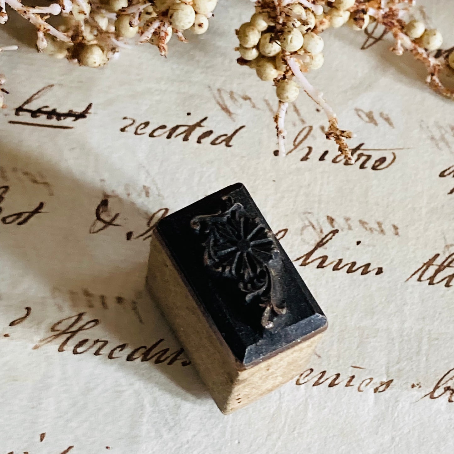 The Director Dawn - Manual Copper Print Block