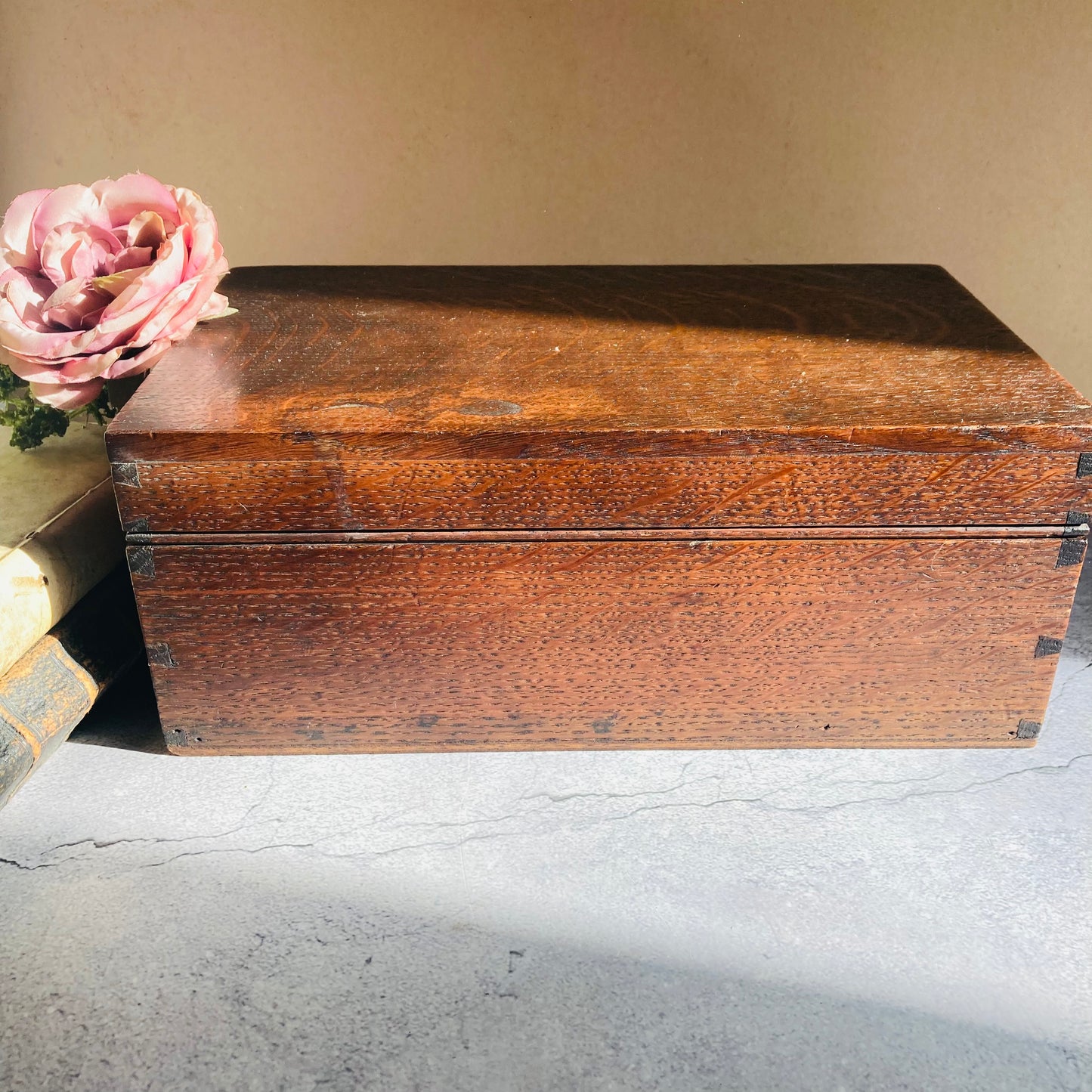 Antique Wooden Storage Box