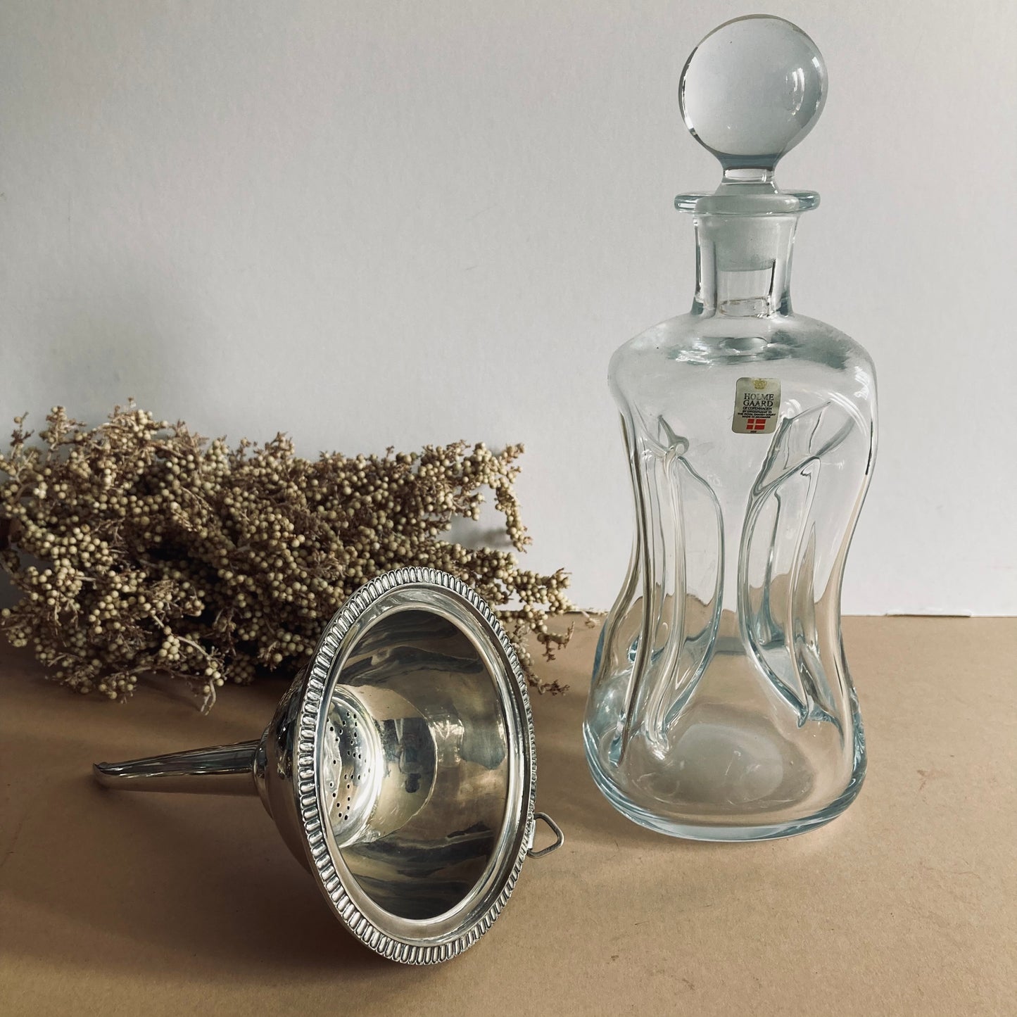 Old Sheffield Plate Wine Funnel Strainer | Unique Wedding Gift