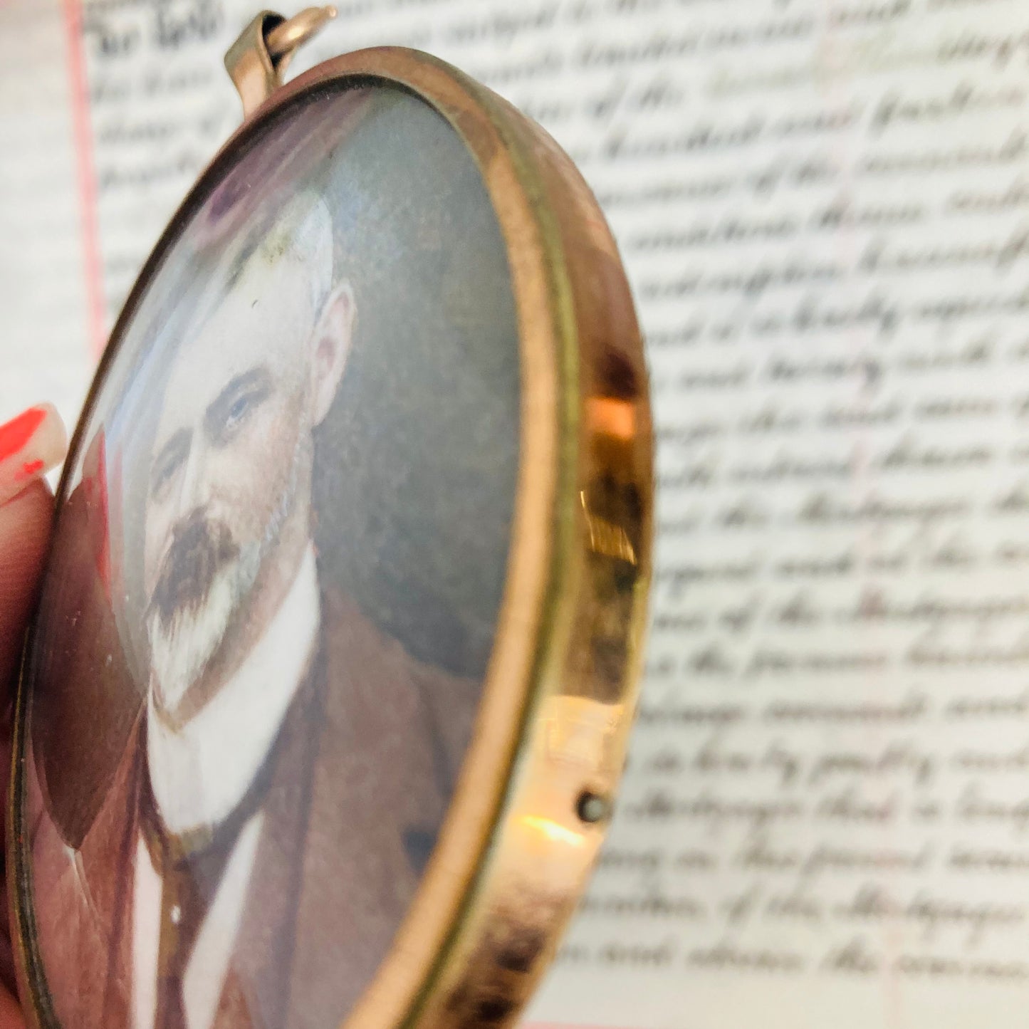 Antique Miniature Frames Portraits