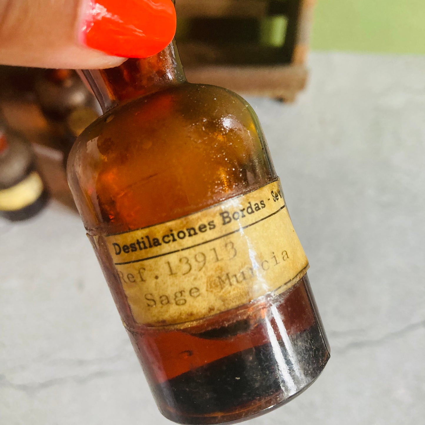 Vintage Apothecary Medicine Essential Oil Bottle | Display Props