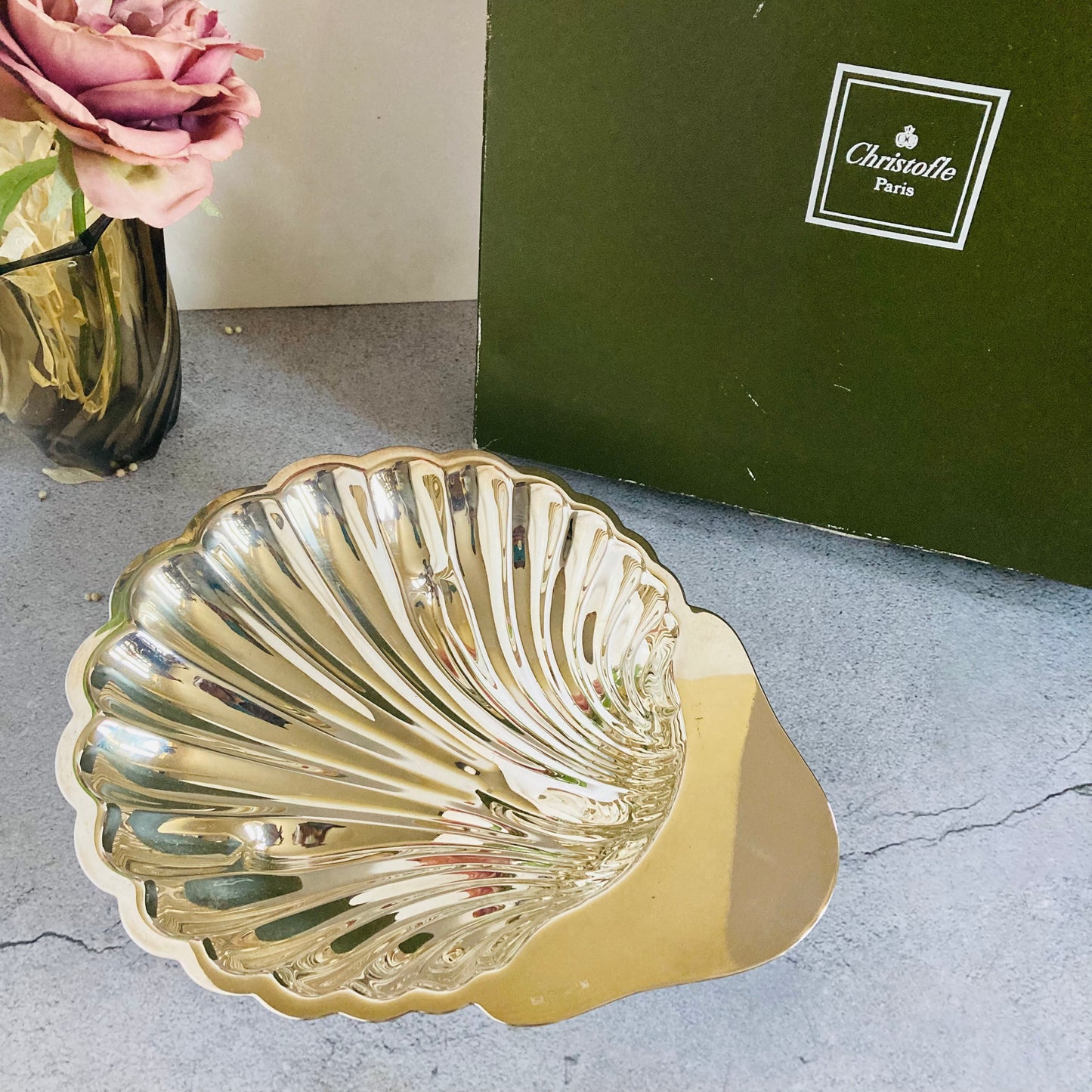 Master Rachel - Vintage Silver Shell Design Christofle Dish